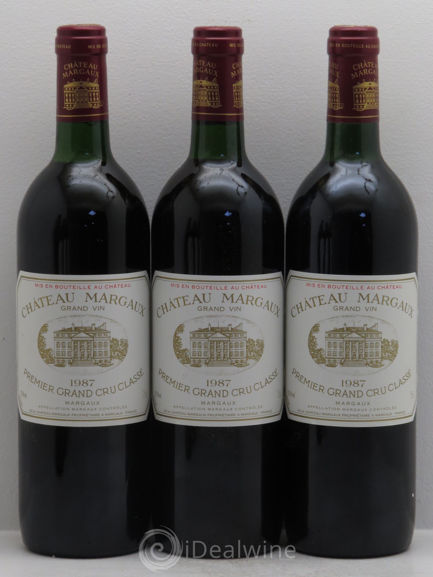 Château Margaux 1er Grand Cru Classé 1987 - Lot de 6 bouteilles - 1