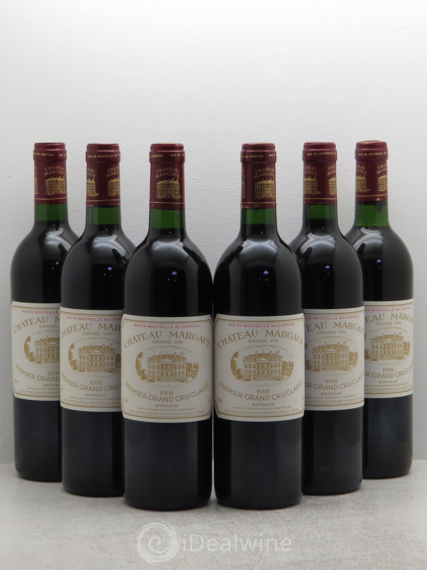 Château Margaux 1er Grand Cru Classé 1991 - Lot de 6 bouteilles - 0