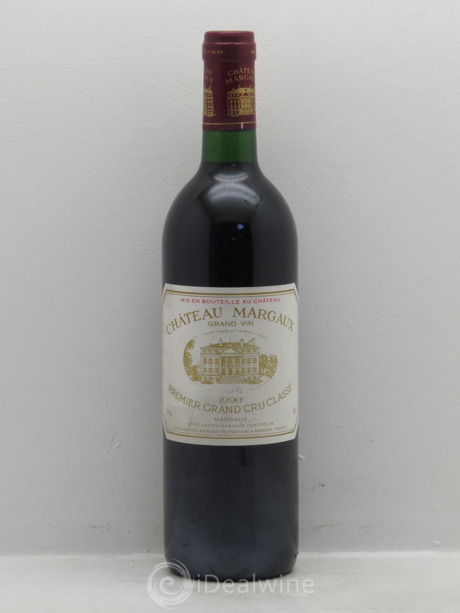 Château Margaux 1er Grand Cru Classé 1990 - Lot de 1 bouteille - 0