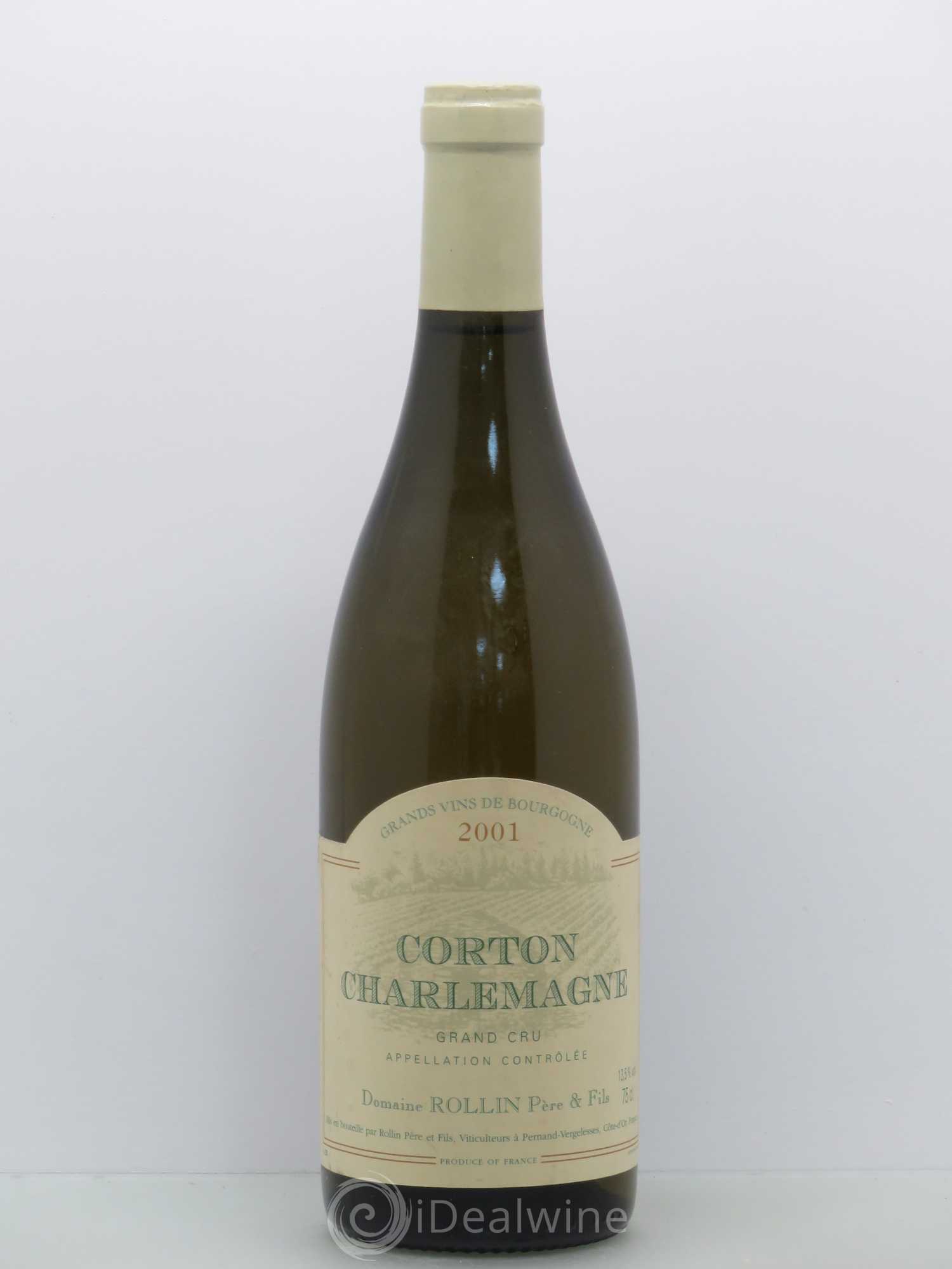 Corton-Charlemagne Grand Cru Rollin 2001 - Lot de 1 bouteille - 0