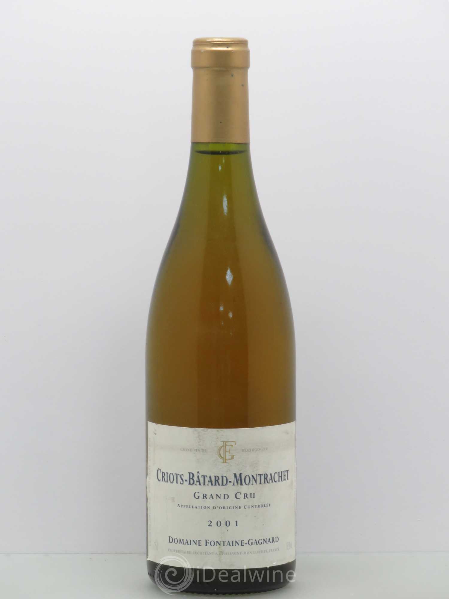 Criots-Bâtard-Montrachet Grand Cru Fontaine-Gagnard (Domaine) (sans prix de réserve) 2001 - Lot de 1 bouteille - 0