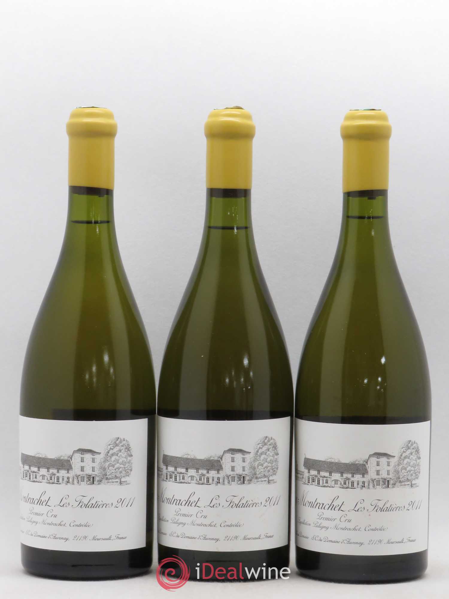 Puligny-Montrachet 1er Cru Les Folatières d'Auvenay (Domaine) 2011 - Lot de 3 bouteilles - 1