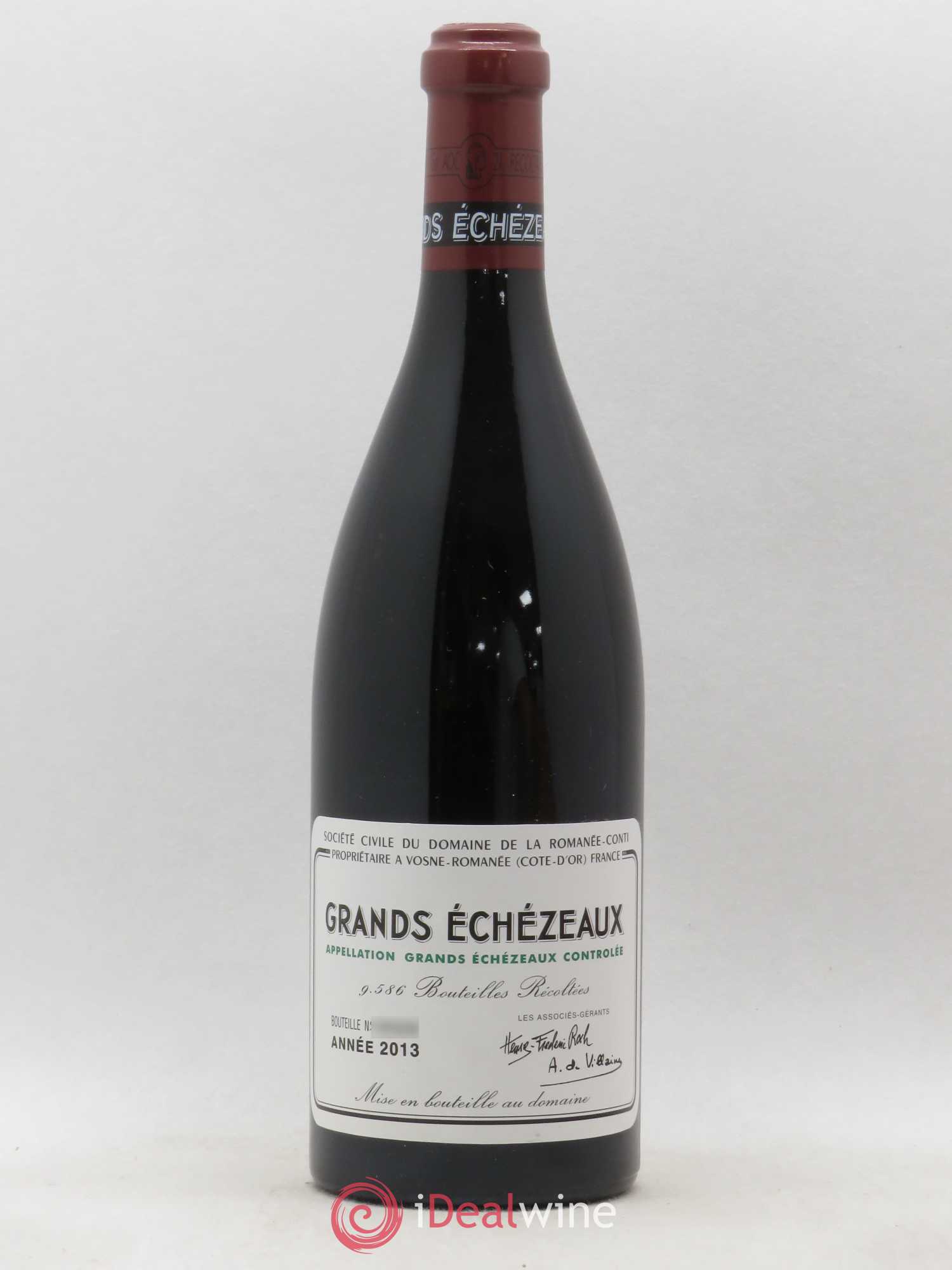 Grands-Echezeaux Grand Cru Domaine de la Romanée-Conti 2013 - Lot de 1 bouteille - 0
