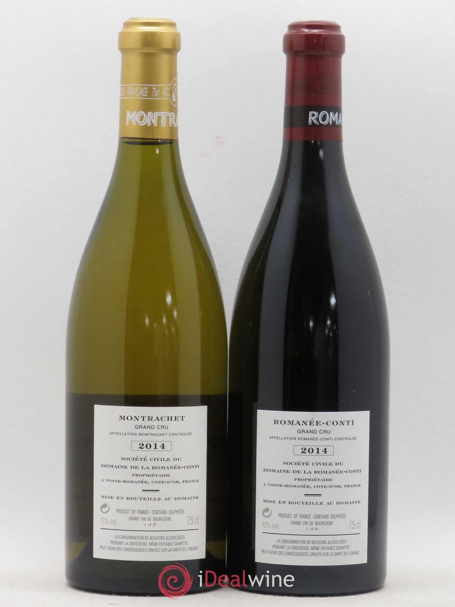 Assortiment 2014 du Domaine de la Romanée-Conti Domaine de la Romanée-Conti 2014 - Lotto di 13 bottiglie - 8