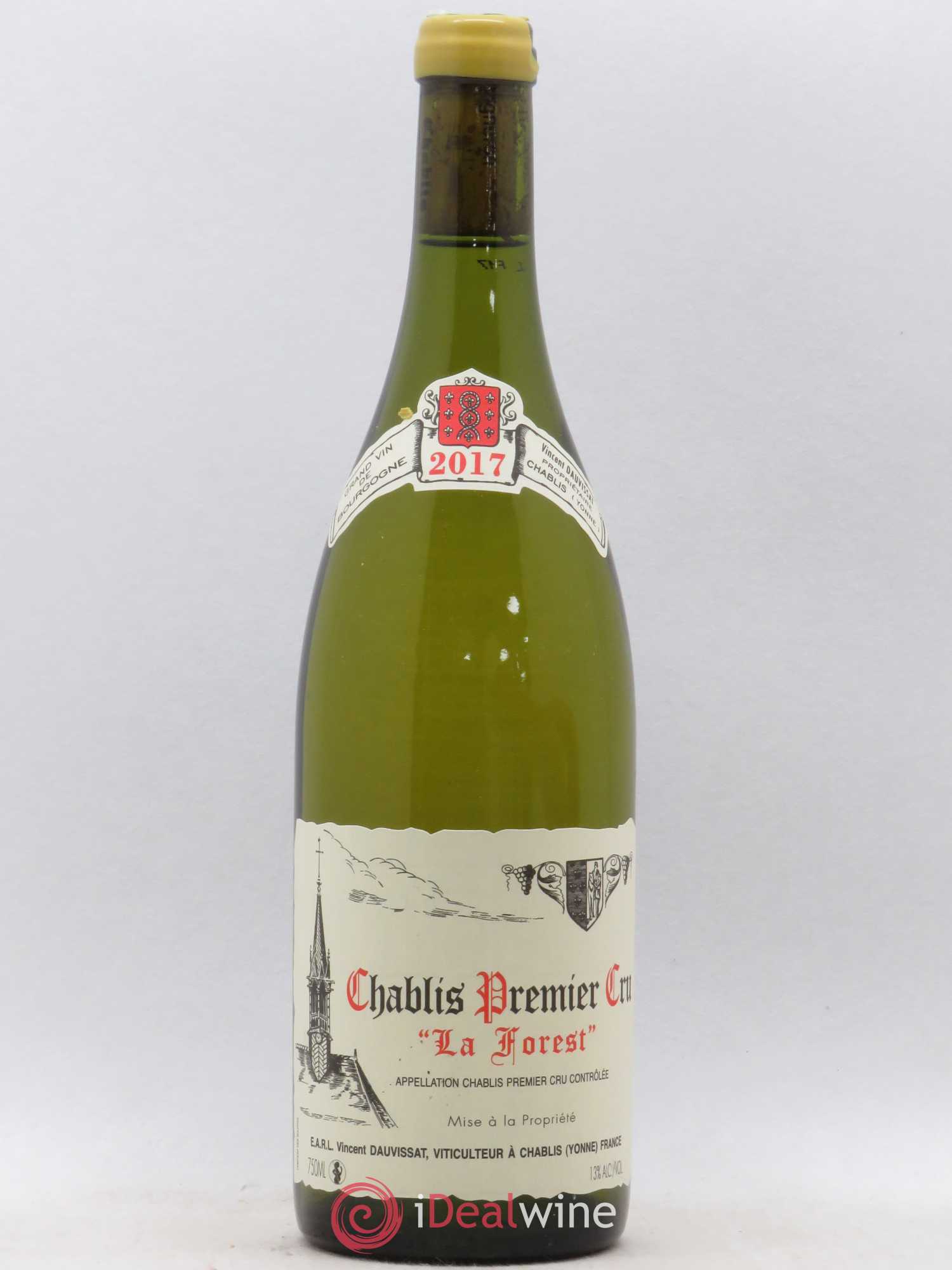 Chablis 1er Cru La Forest Vincent Dauvissat (Domaine) 2017 - Lot de 1 bouteille - 0