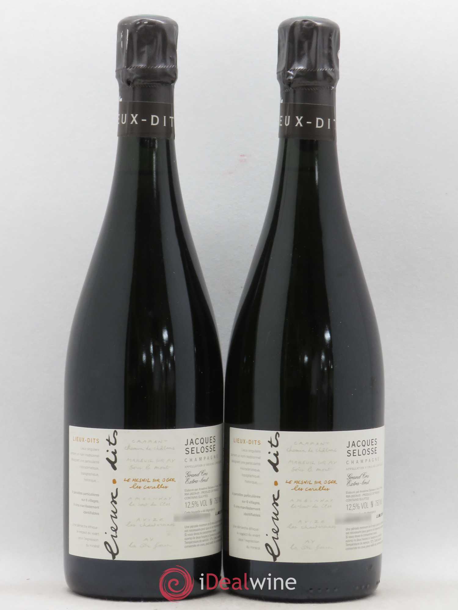 Les Carelles Blanc de Blancs Jacques Selosse - Lot de 2 bouteilles - 0