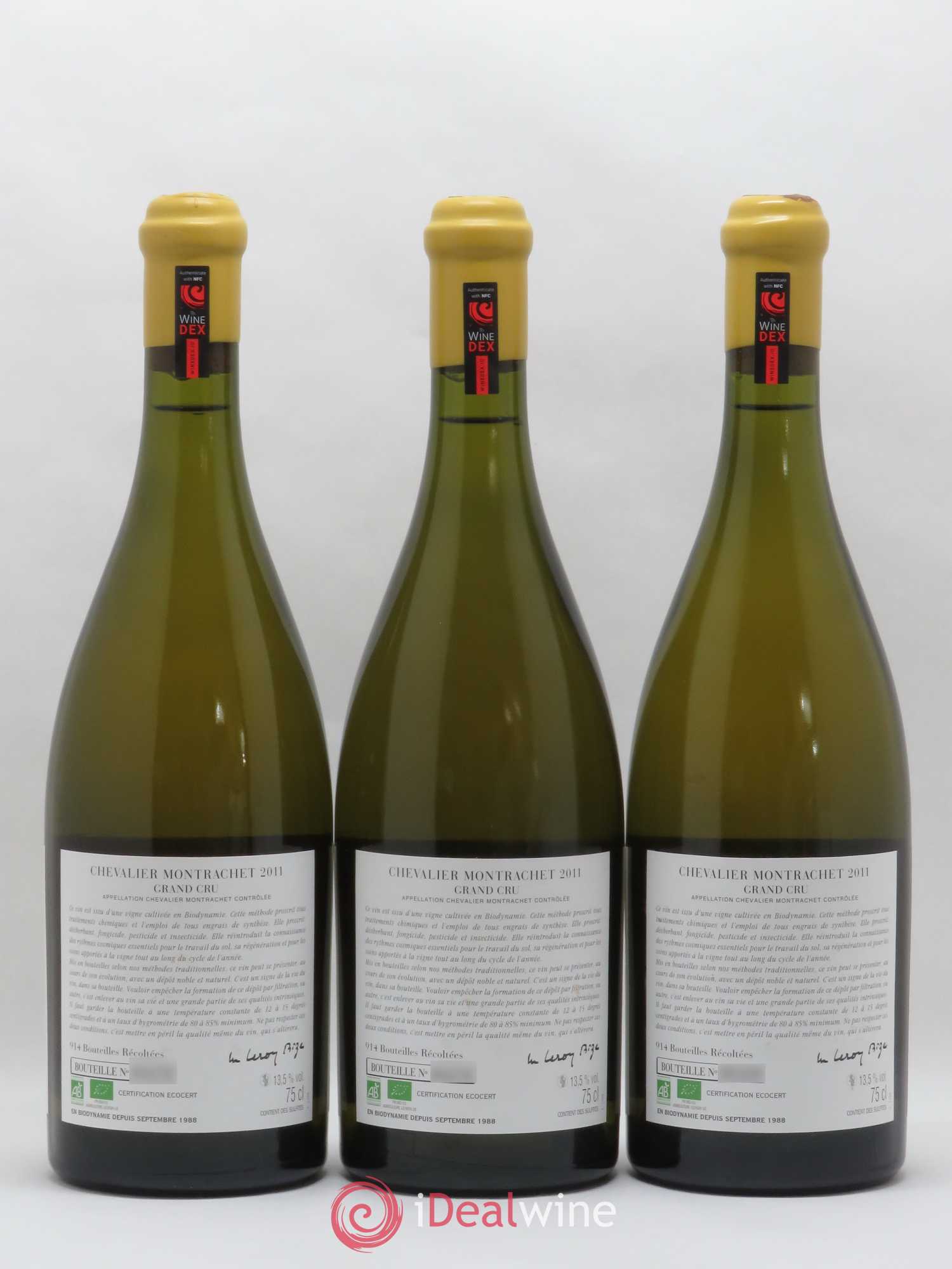 Chevalier-Montrachet Grand Cru d'Auvenay (Domaine) 2011 - Lot de 3 bouteilles - 1