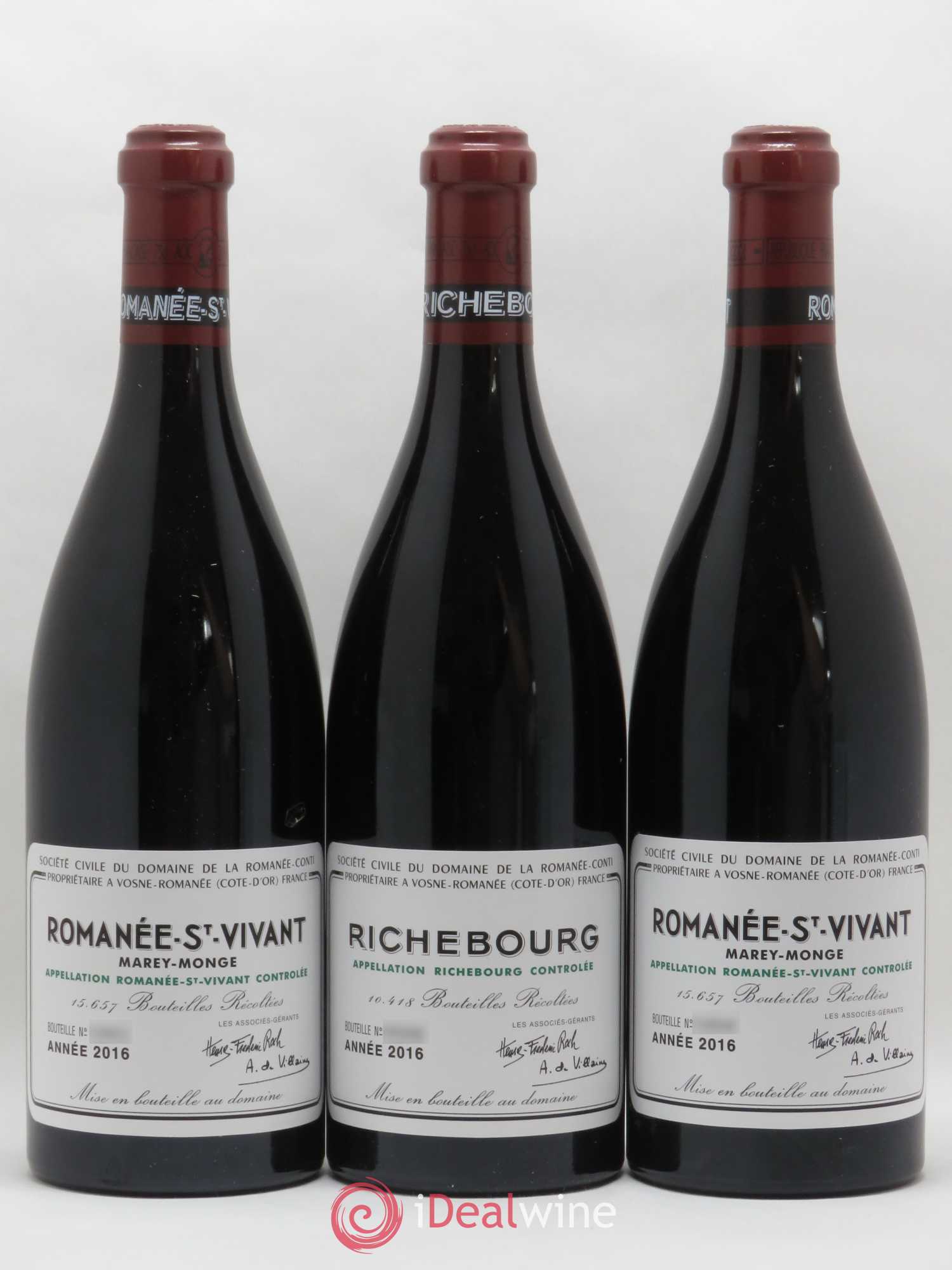 Assortiment 2016 du Domaine de la Romanée-Conti Domaine de la Romanée-Conti 2016 - Posten von 9 Flaschen - 5