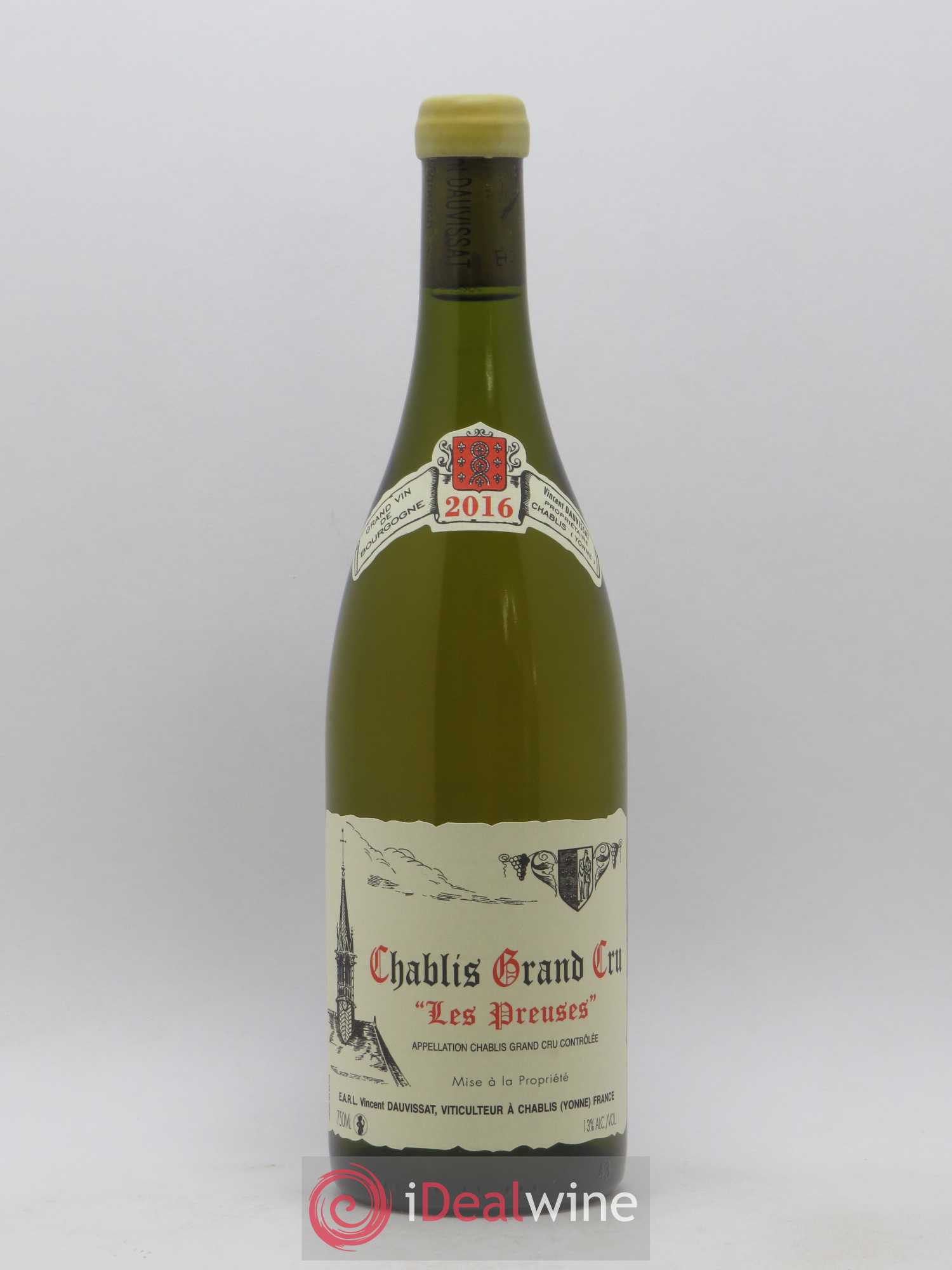 Chablis Grand Cru Les Preuses Vincent Dauvissat (Domaine) 2016 - Lot de 1 bouteille - 0