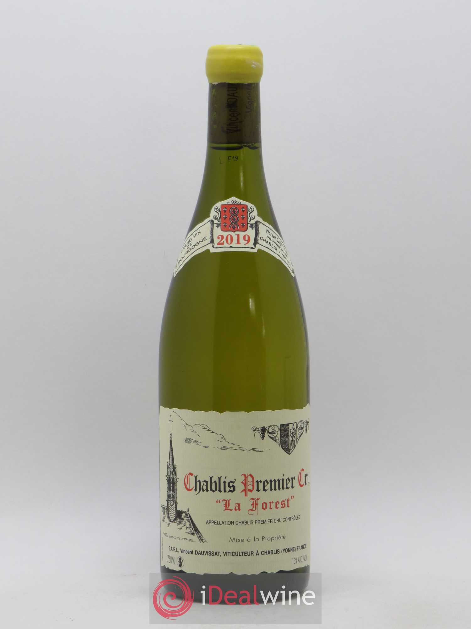 Chablis 1er Cru La Forest Vincent Dauvissat (Domaine) 2019 - Lot de 1 bouteille - 0