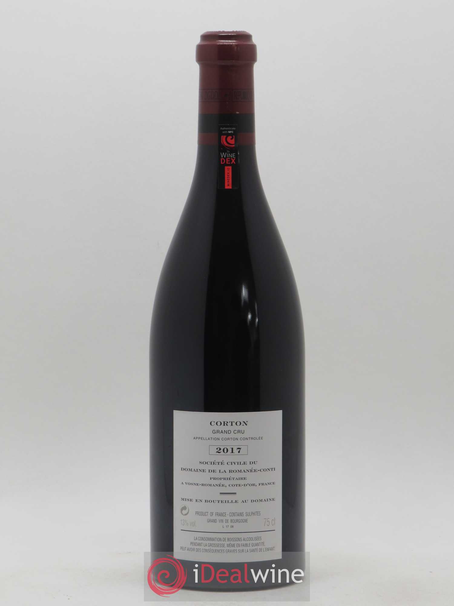 Corton Grand Cru Domaine de la Romanée-Conti 2017 - Lot de 1 bouteille - 1
