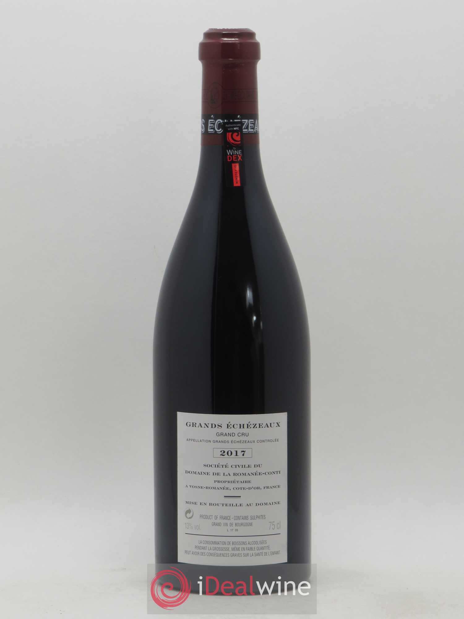 Grands-Echezeaux Grand Cru Domaine de la Romanée-Conti 2017 - Lot de 1 bouteille - 1