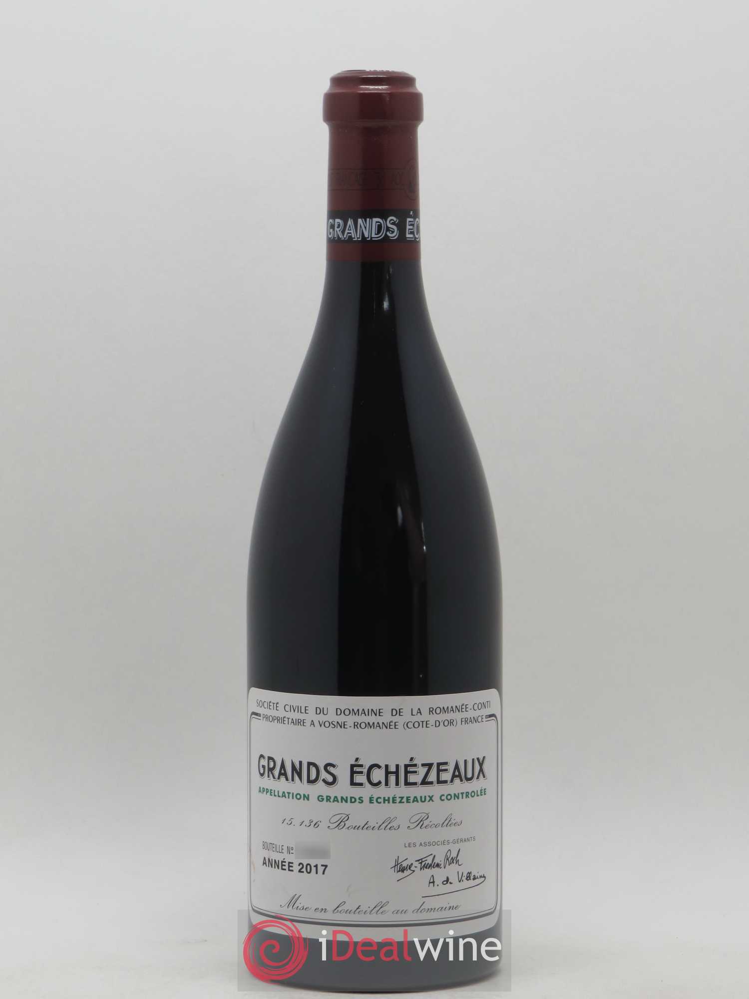 Grands-Echezeaux Grand Cru Domaine de la Romanée-Conti 2017 - Lot de 1 bouteille - 0