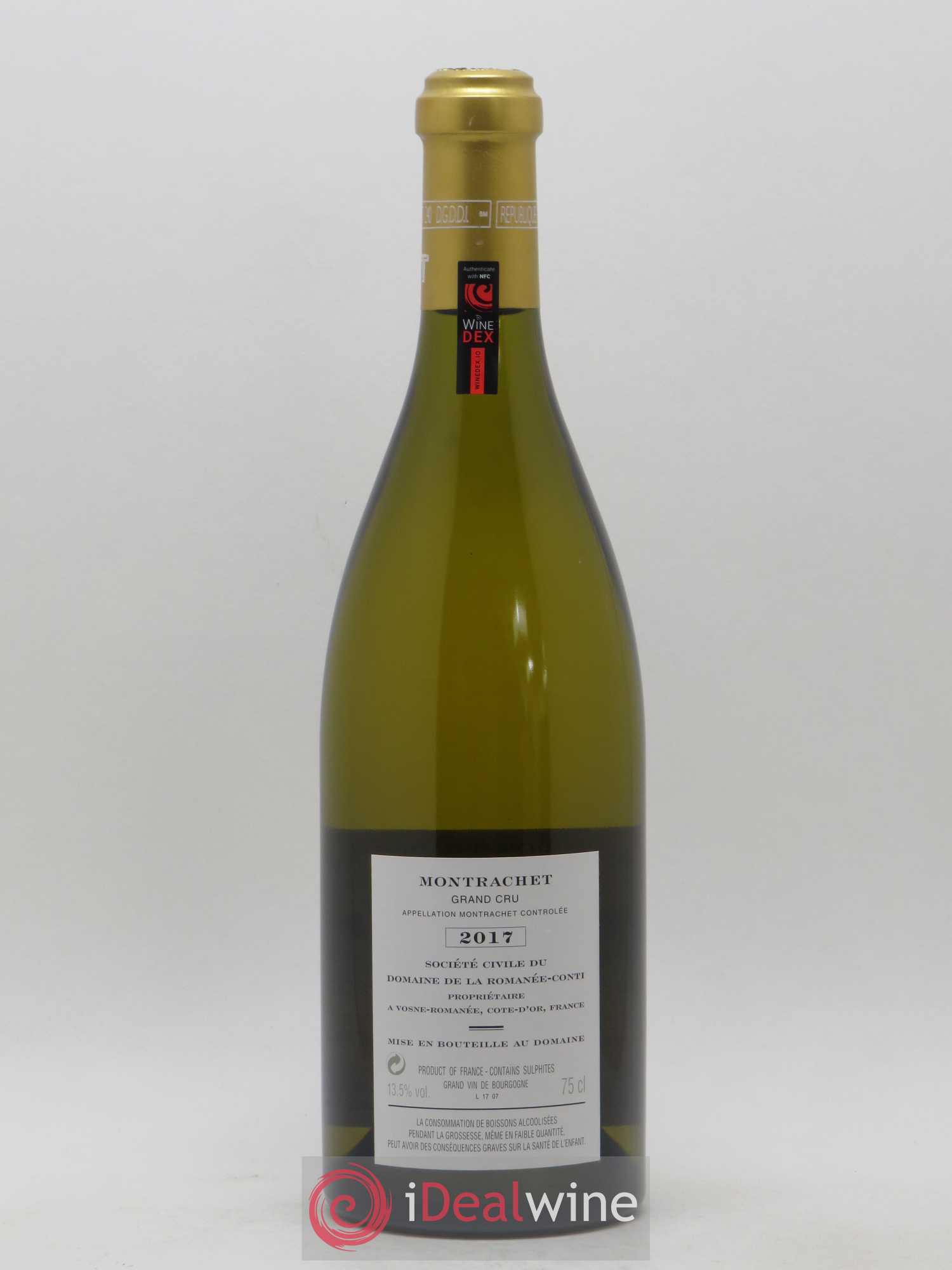 Montrachet Grand Cru Domaine de la Romanée-Conti 2017 - Lot de 1 bouteille - 1