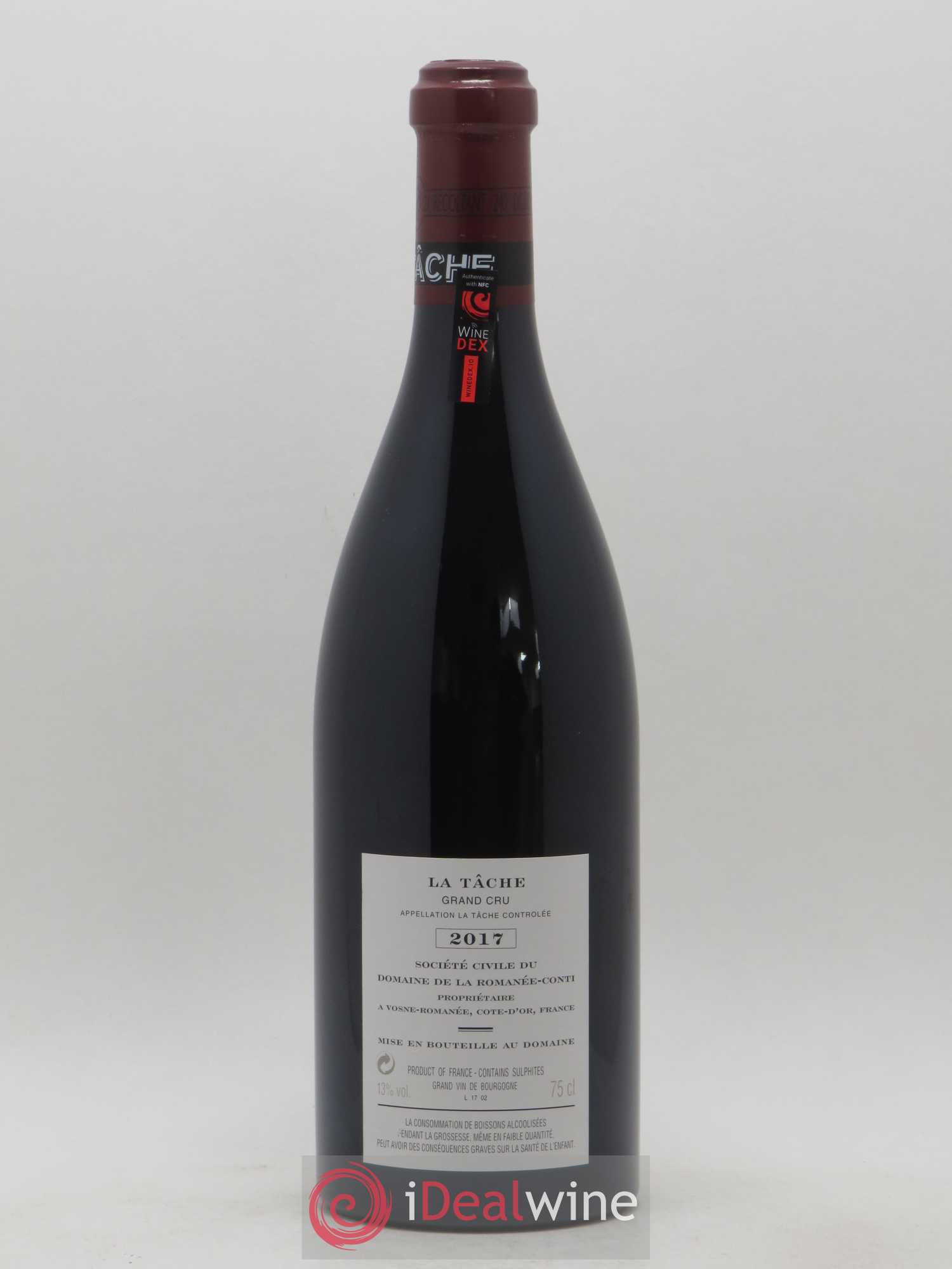 La Tâche Grand Cru Domaine de la Romanée-Conti 2017 - Lot de 1 bouteille - 1
