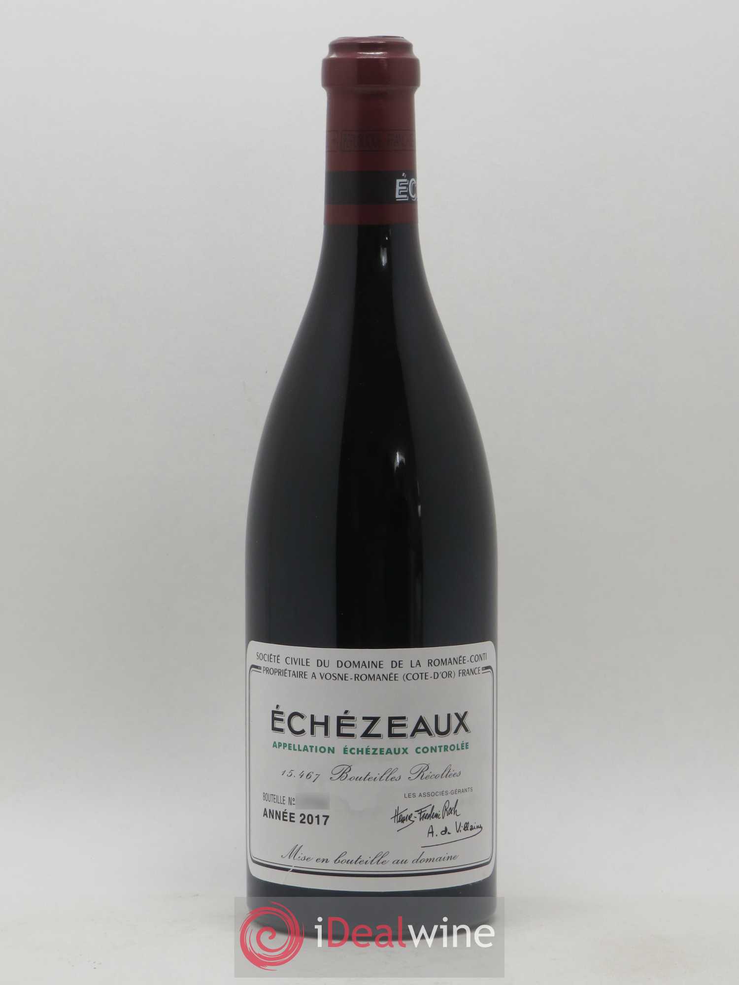 Echezeaux Grand Cru Domaine de la Romanée-Conti 2017 - Lot de 1 bouteille - 0