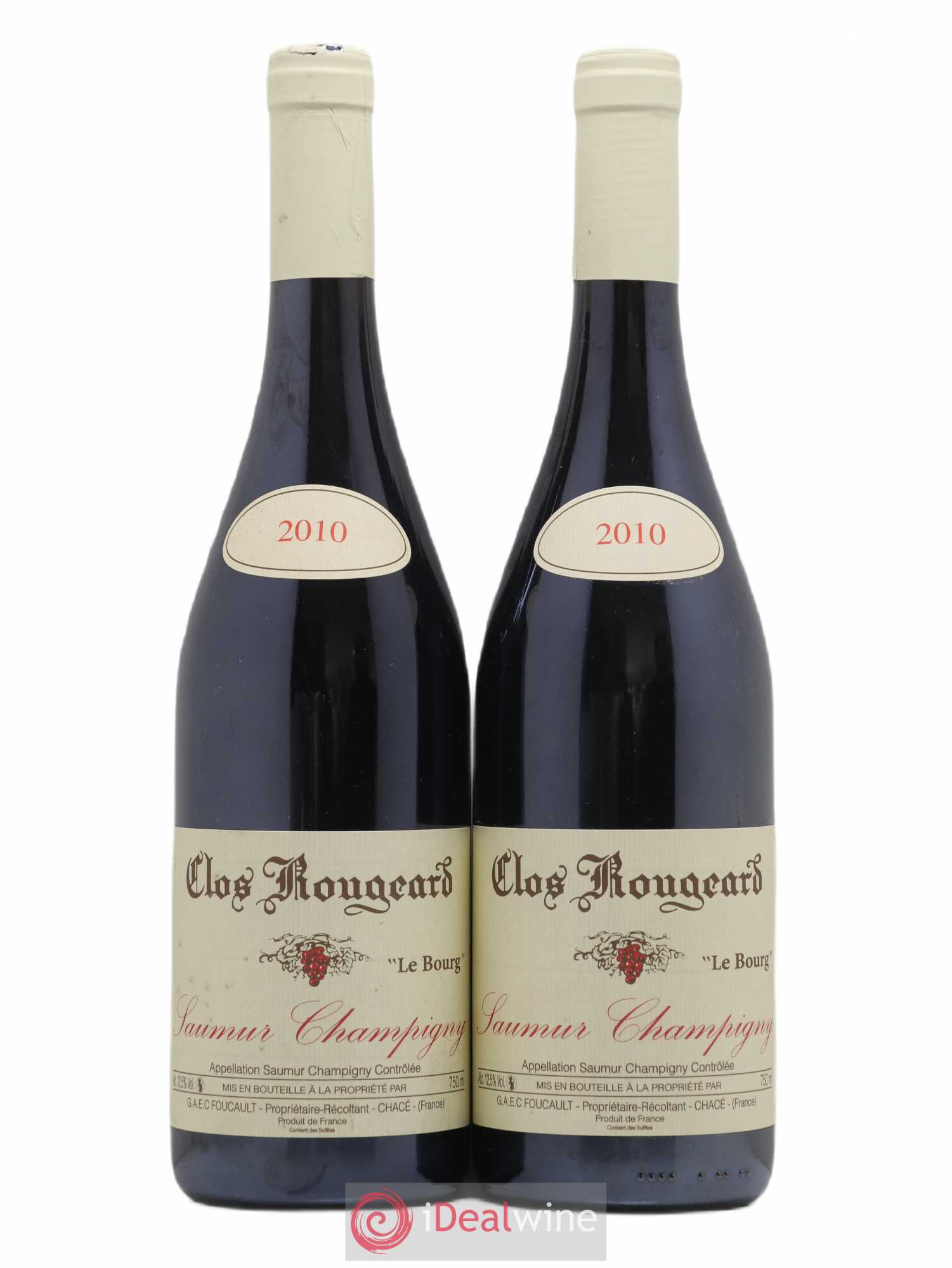 Saumur-Champigny Le Bourg Clos Rougeard 2010 - Lot de 2 bouteilles - 0
