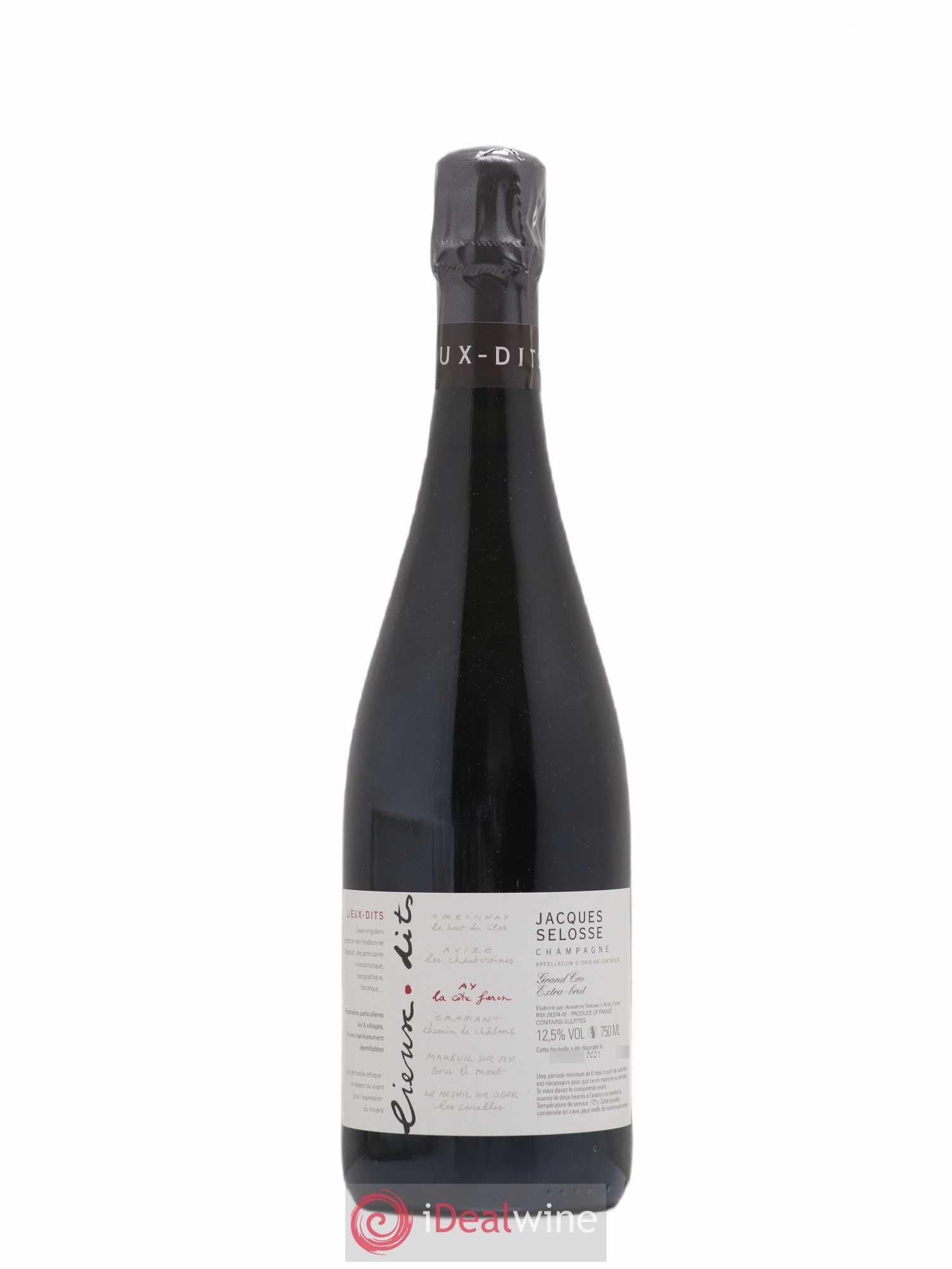 La Côte Faron Blanc de Noirs Grand Cru Extra-Brut Jacques Selosse Extra brut - Lot de 1 bouteille - 0