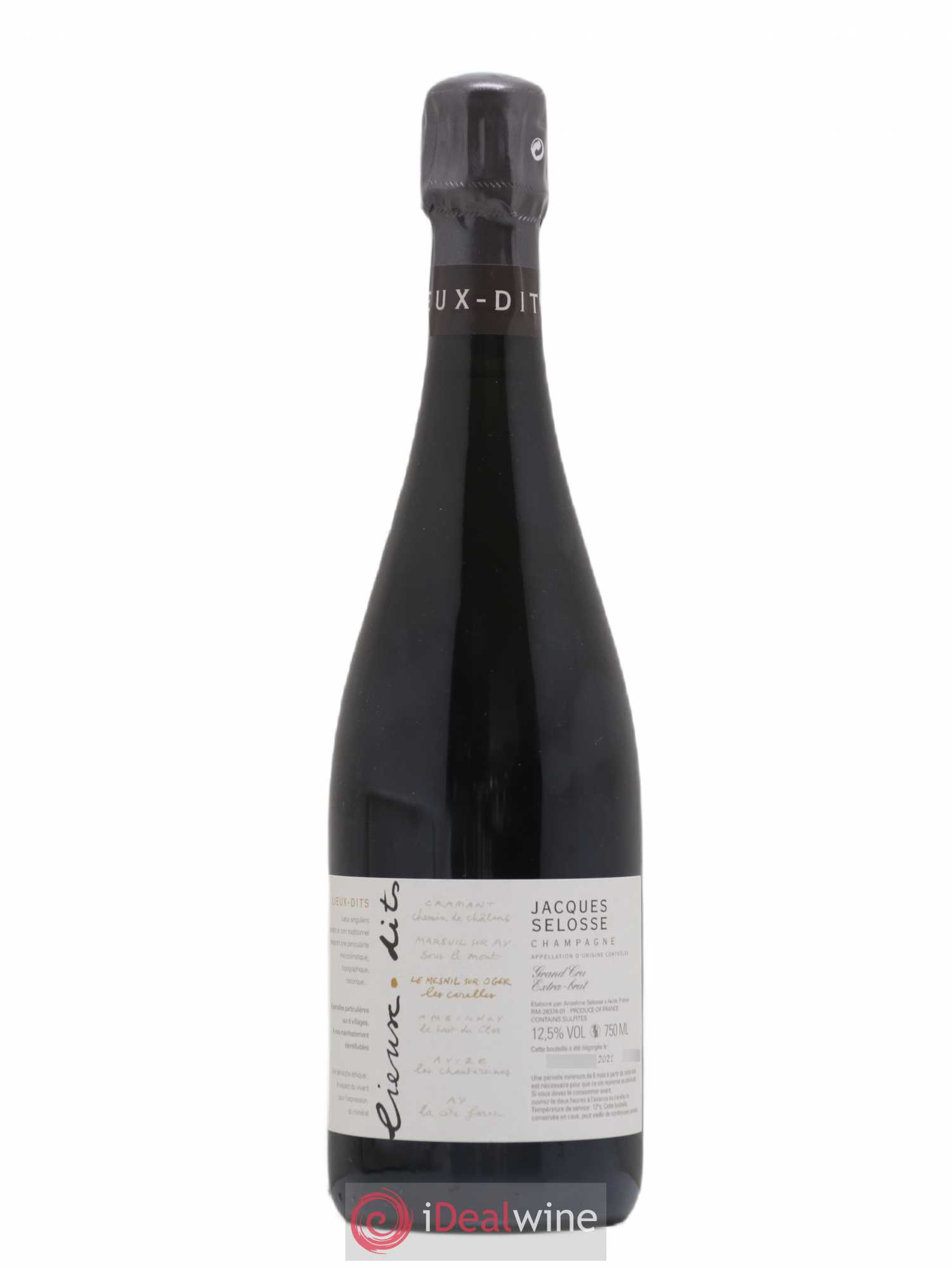 Les Carelles Blanc de Blancs Jacques Selosse Grand Cru Extra Brut - Lot de 1 bouteille - 0