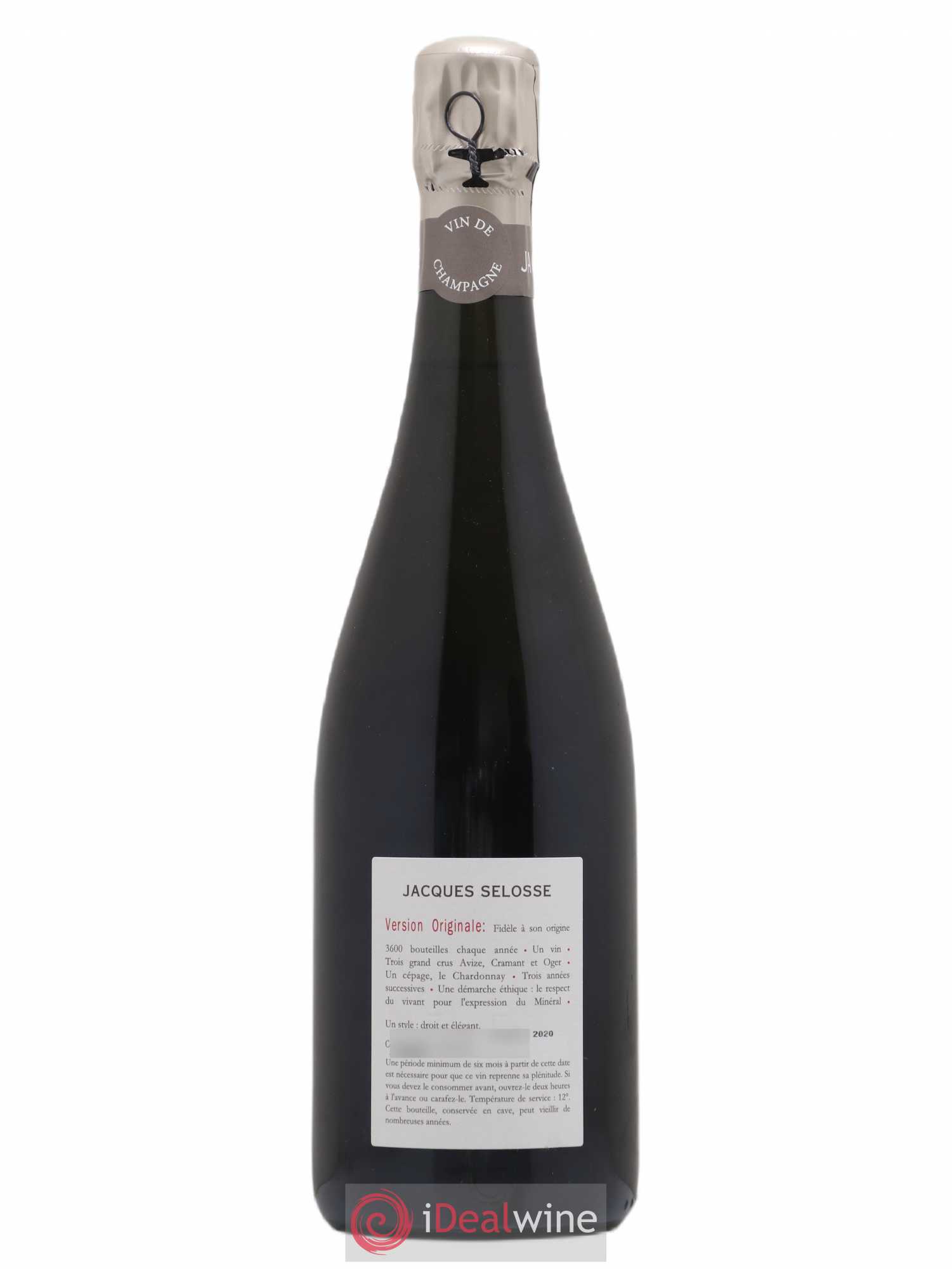 Version Originale Jacques Selosse - Lot de 1 bouteille - 1