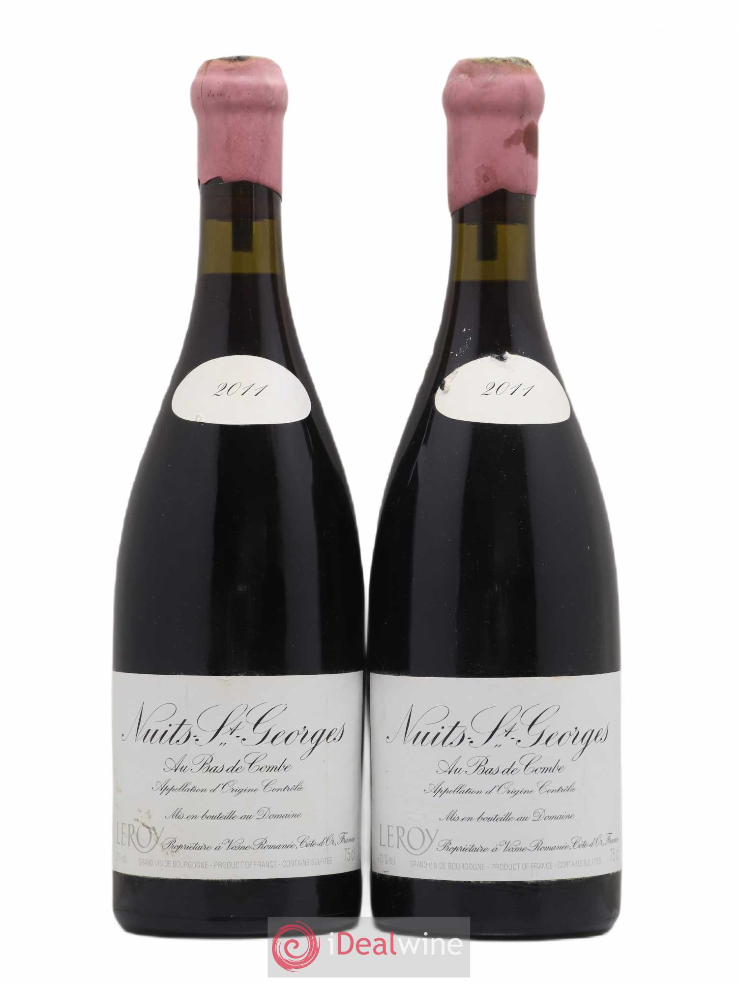 Nuits-Saint-Georges Bas de Combes Leroy (Domaine) 2011 - Lot de 2 bouteilles - 0