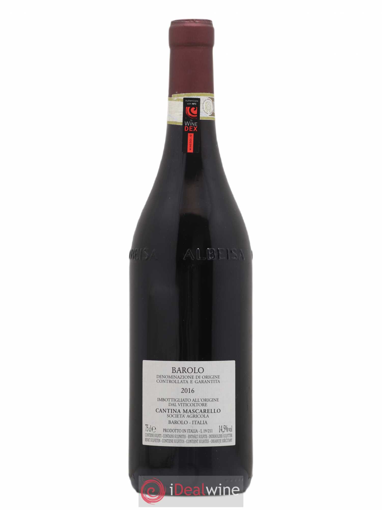 Barolo Artist Label Bartolo Mascarello 2016 - Lot de 1 bouteille - 1