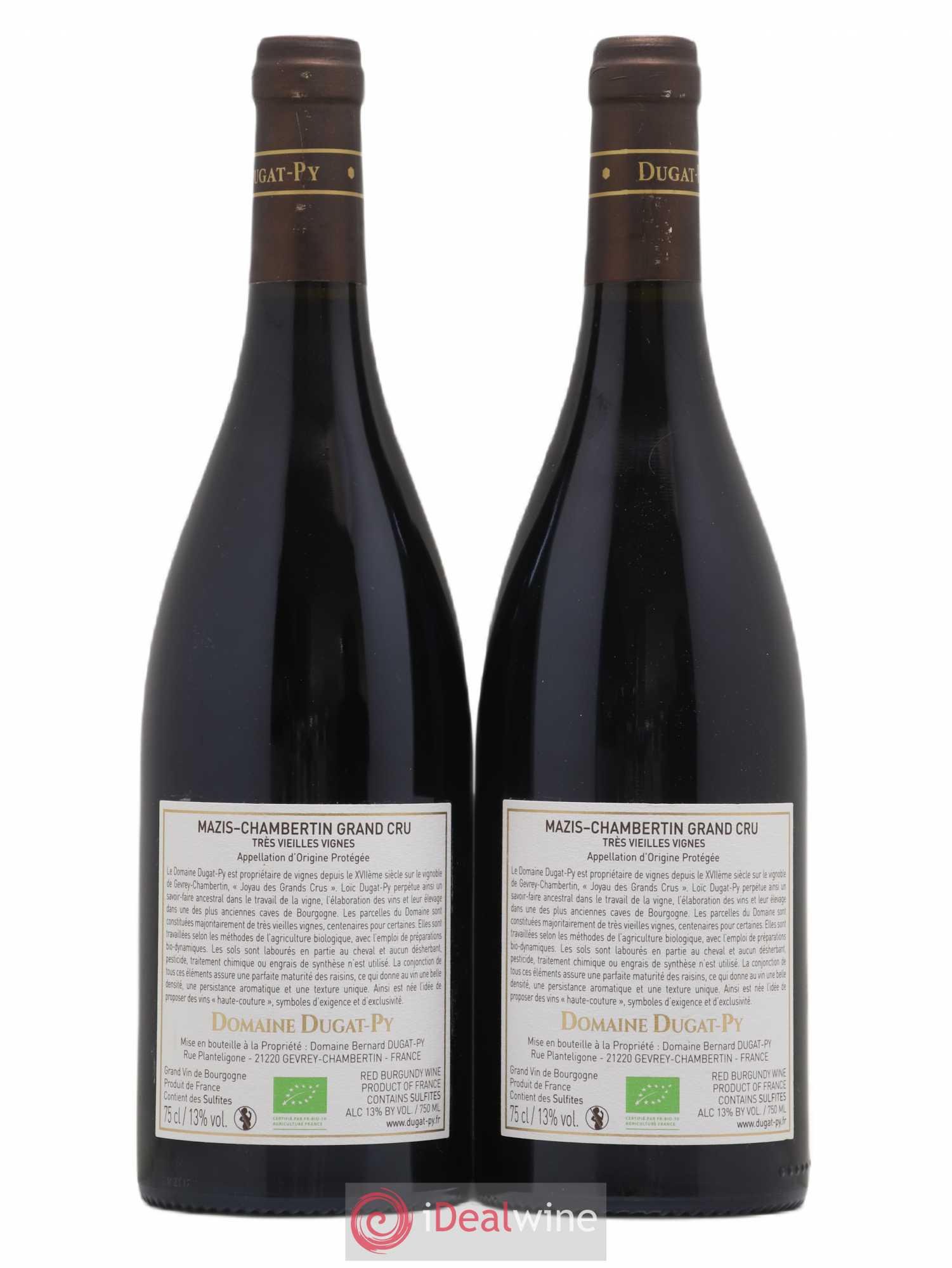 Mazis-Chambertin Grand Cru Très Vieilles Vignes Dugat-Py 2017 - Lot de 2 bouteilles - 1