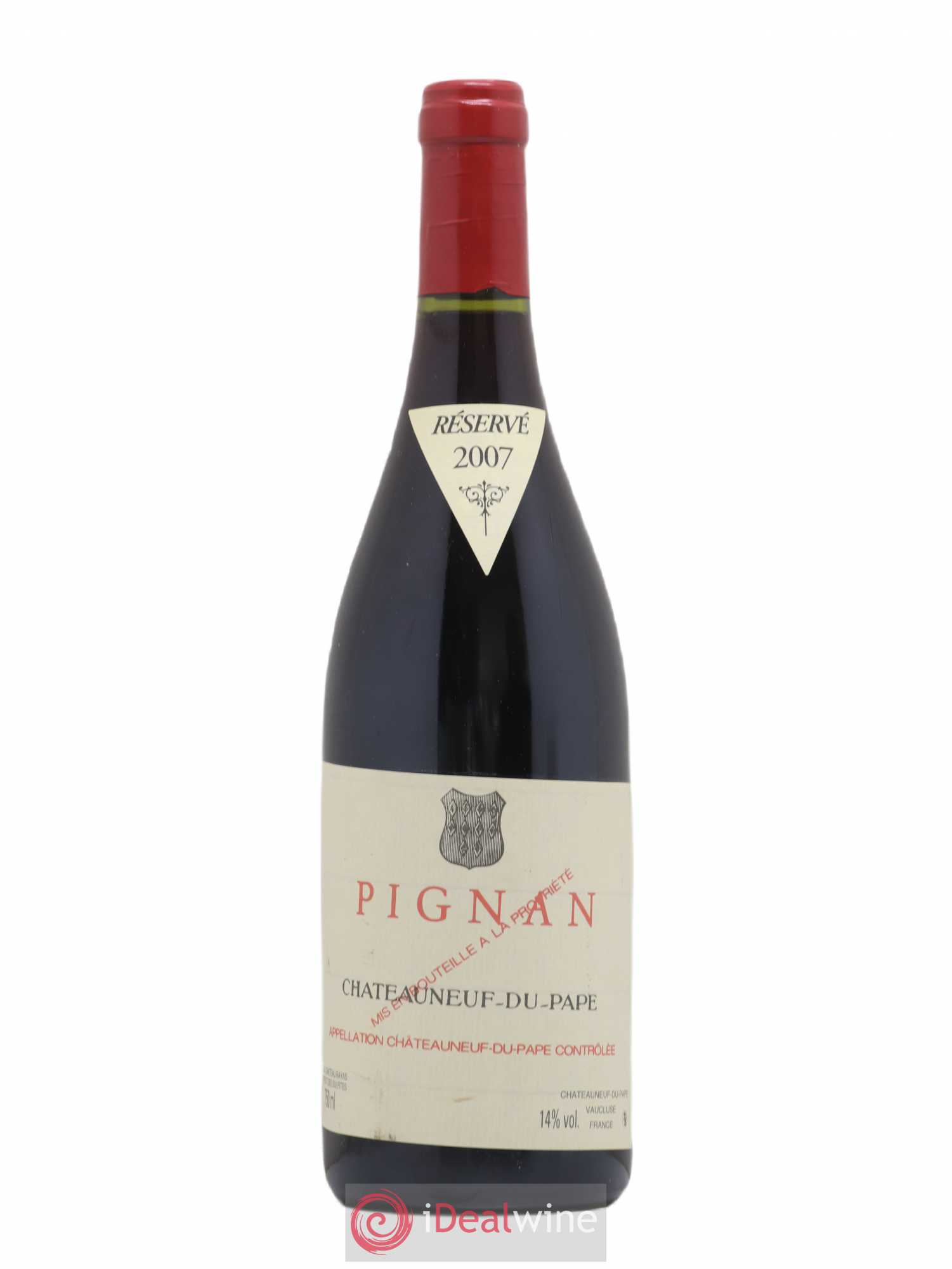 Châteauneuf-du-Pape Pignan Emmanuel Reynaud 2007 - Lot de 1 bouteille - 0