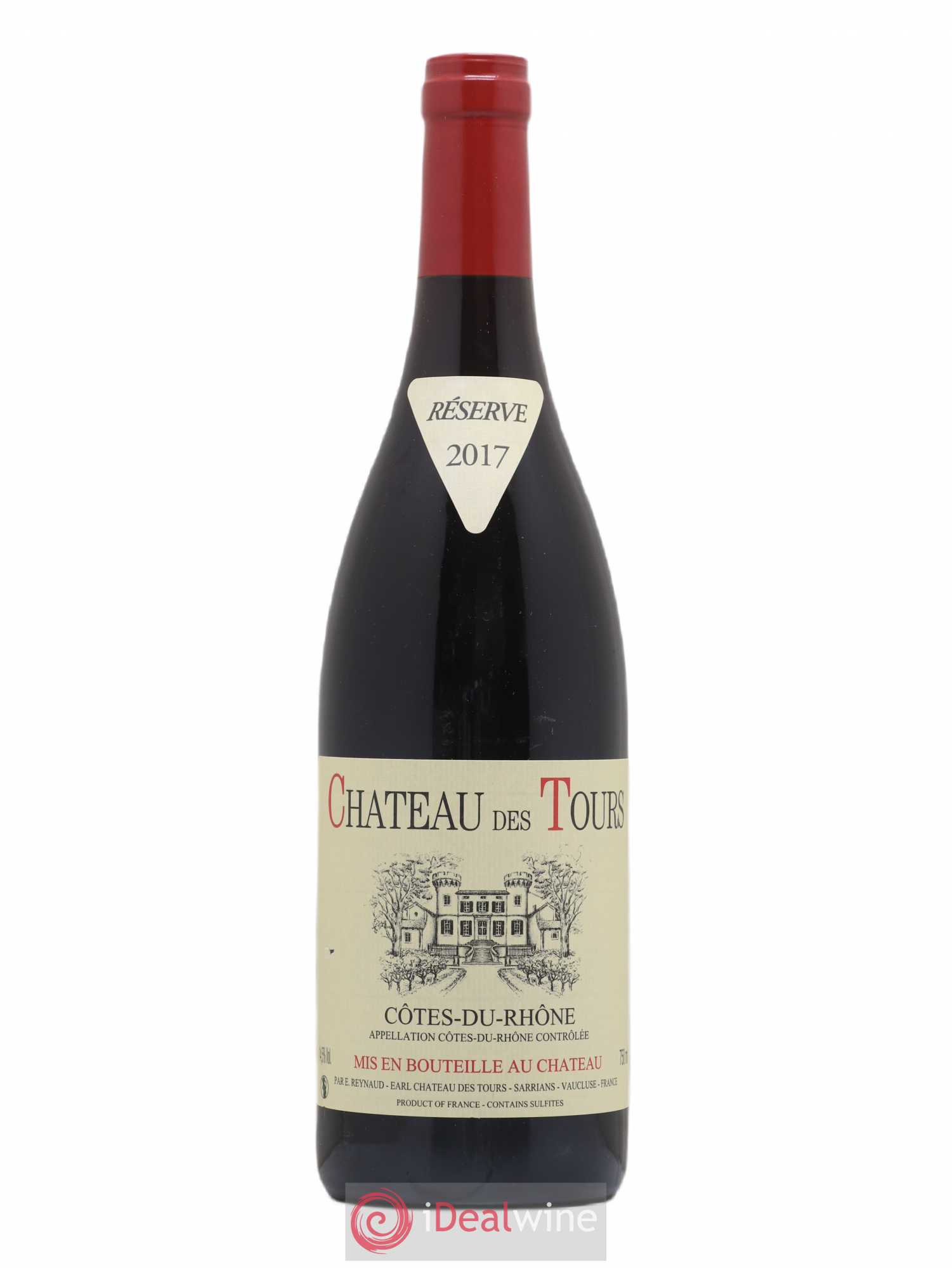 Côtes-du-Rhône Château des Tours Emmanuel Reynaud 2017 - Lot de 1 bouteille - 0