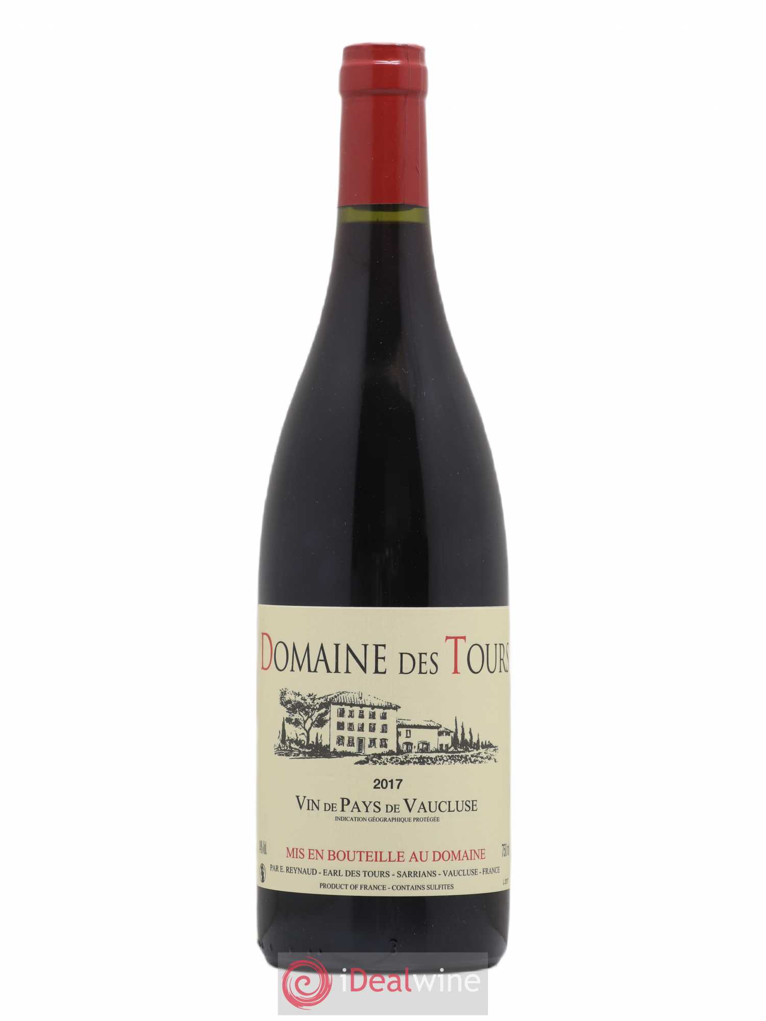 Vaucluse (Vin de Pays de Vaucluse) Domaine des Tours Emmanuel Reynaud 2017 - Lot de 1 bouteille - 0