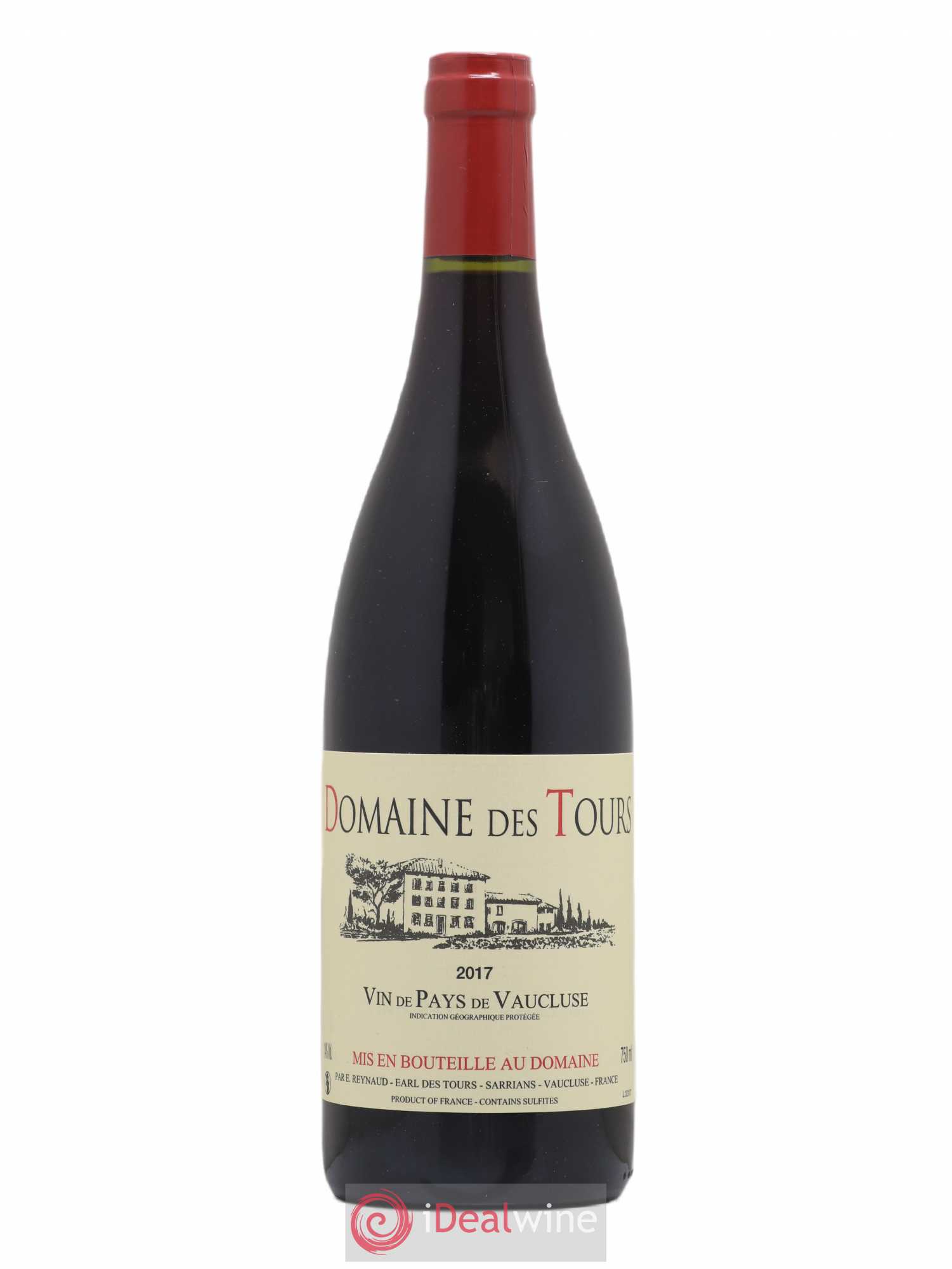 Vaucluse (Vin de Pays de Vaucluse) Domaine des Tours Emmanuel Reynaud 2017 - Lot de 1 bouteille - 0