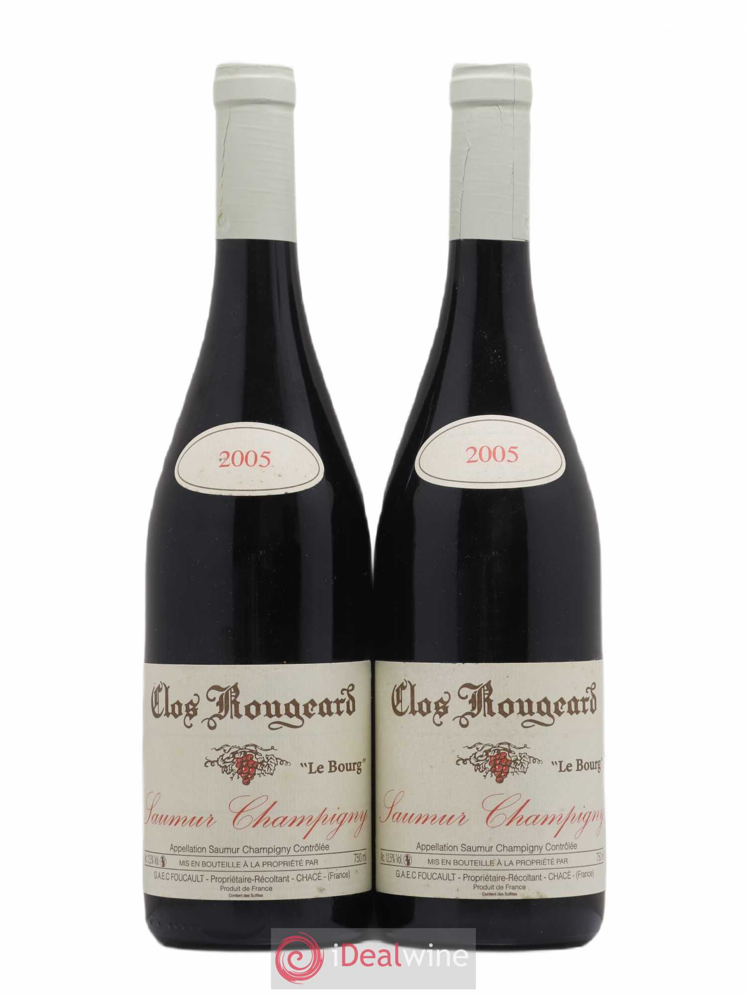 Saumur-Champigny Le Bourg Clos Rougeard 2005 - Lot de 2 bouteilles - 0
