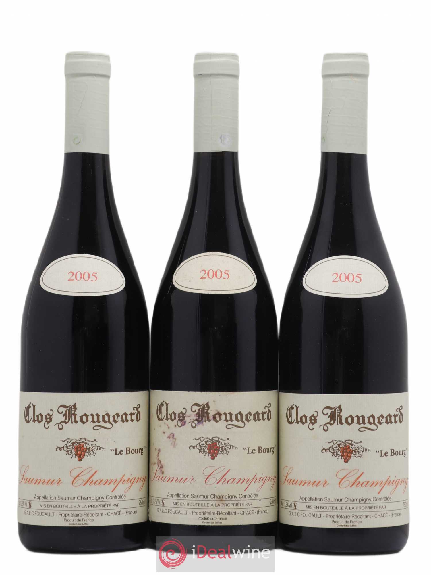 Saumur-Champigny Le Bourg Clos Rougeard 2005 - Lot de 3 bouteilles - 0