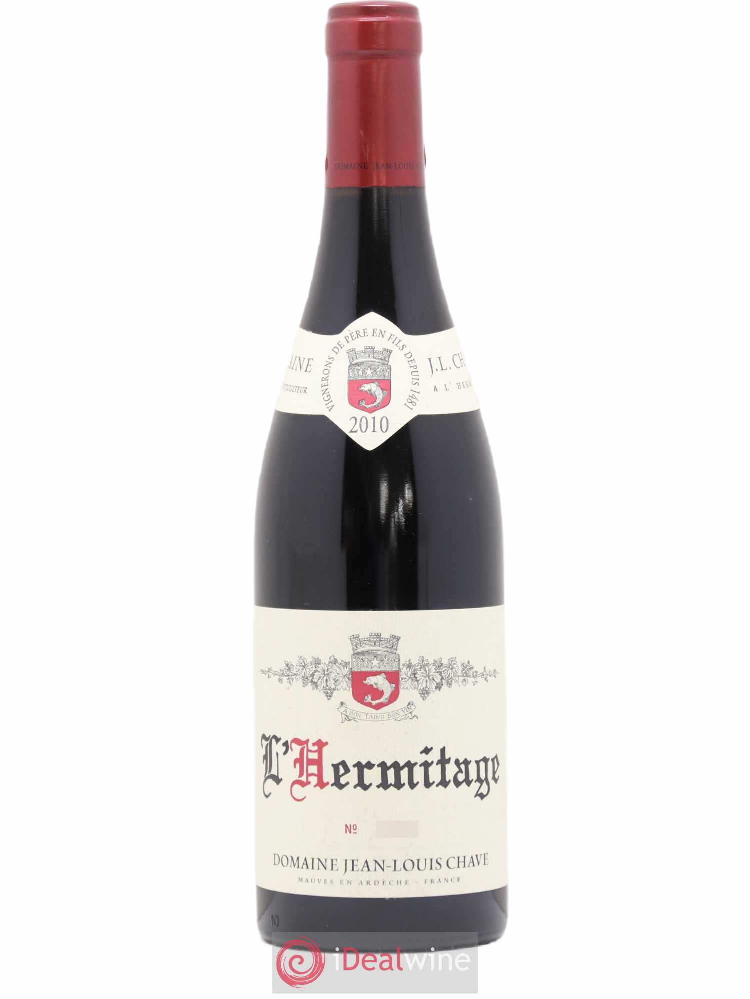 Hermitage Jean-Louis Chave 2010 - Lot de 1 bouteille - 0