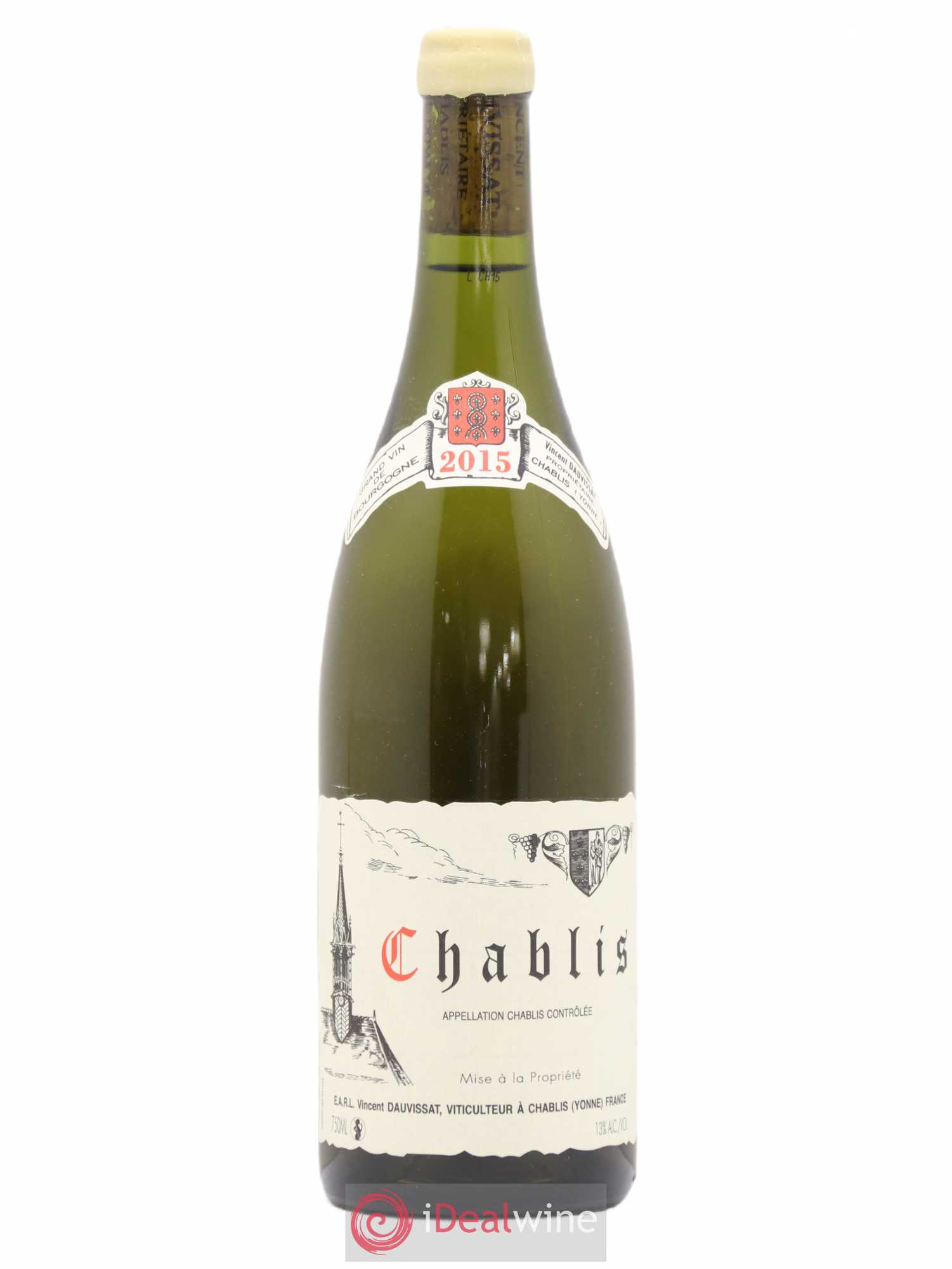 Chablis Vincent Dauvissat (Domaine) 2015 - Lot de 1 bouteille - 0