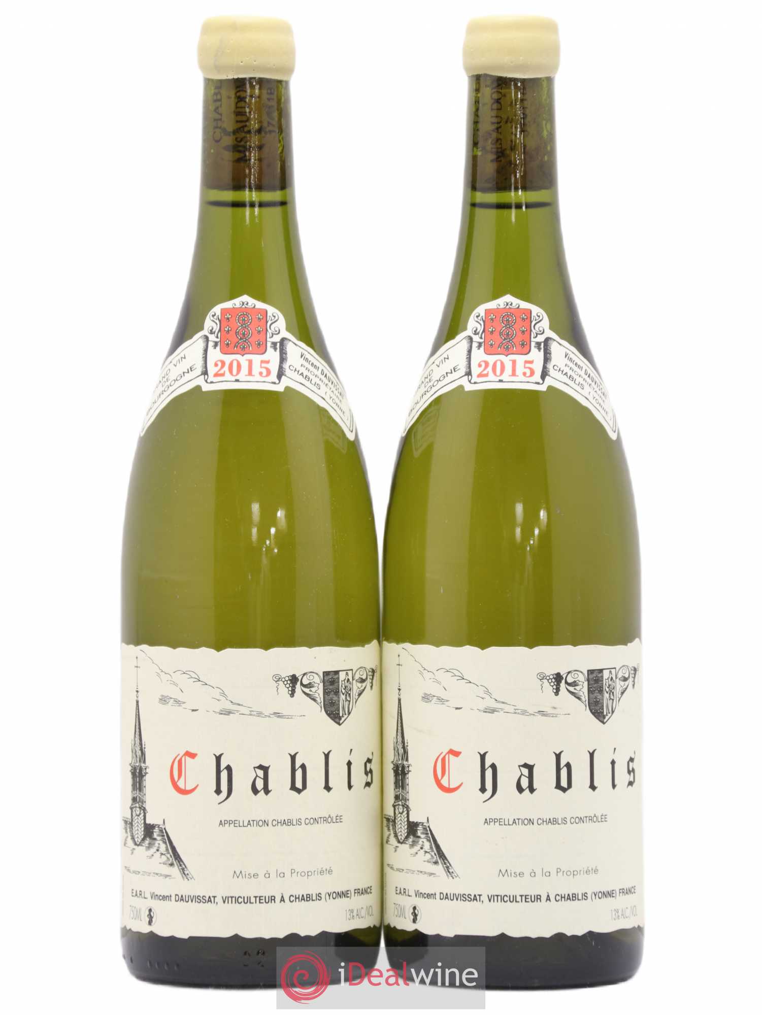 Chablis Vincent Dauvissat (Domaine) 2015 - Lot de 2 bouteilles - 0