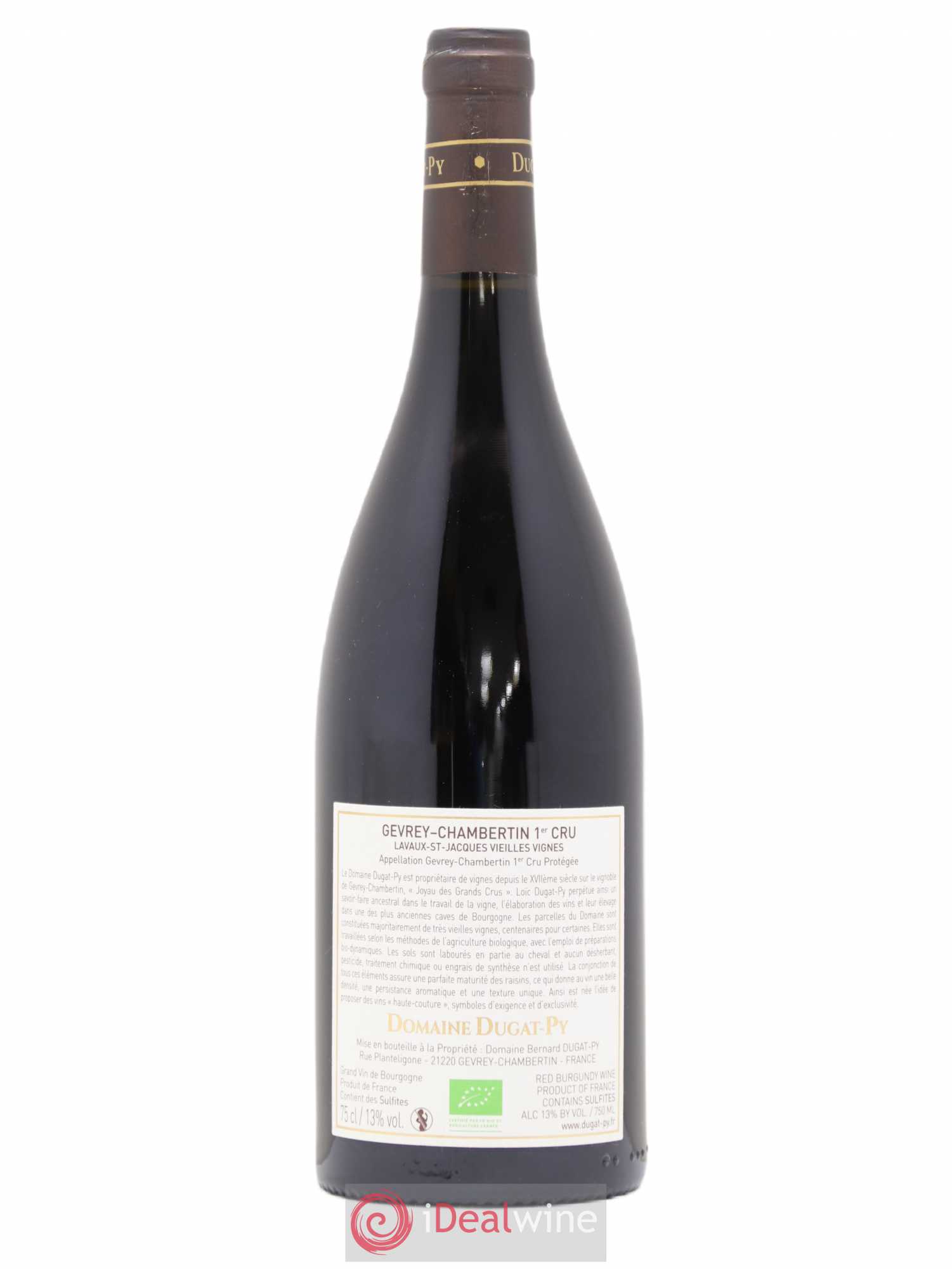 Gevrey-Chambertin 1er Cru Lavaux Saint Jacques Dugat-Py Vieilles vignes 2016 - Lot de 1 bouteille - 1