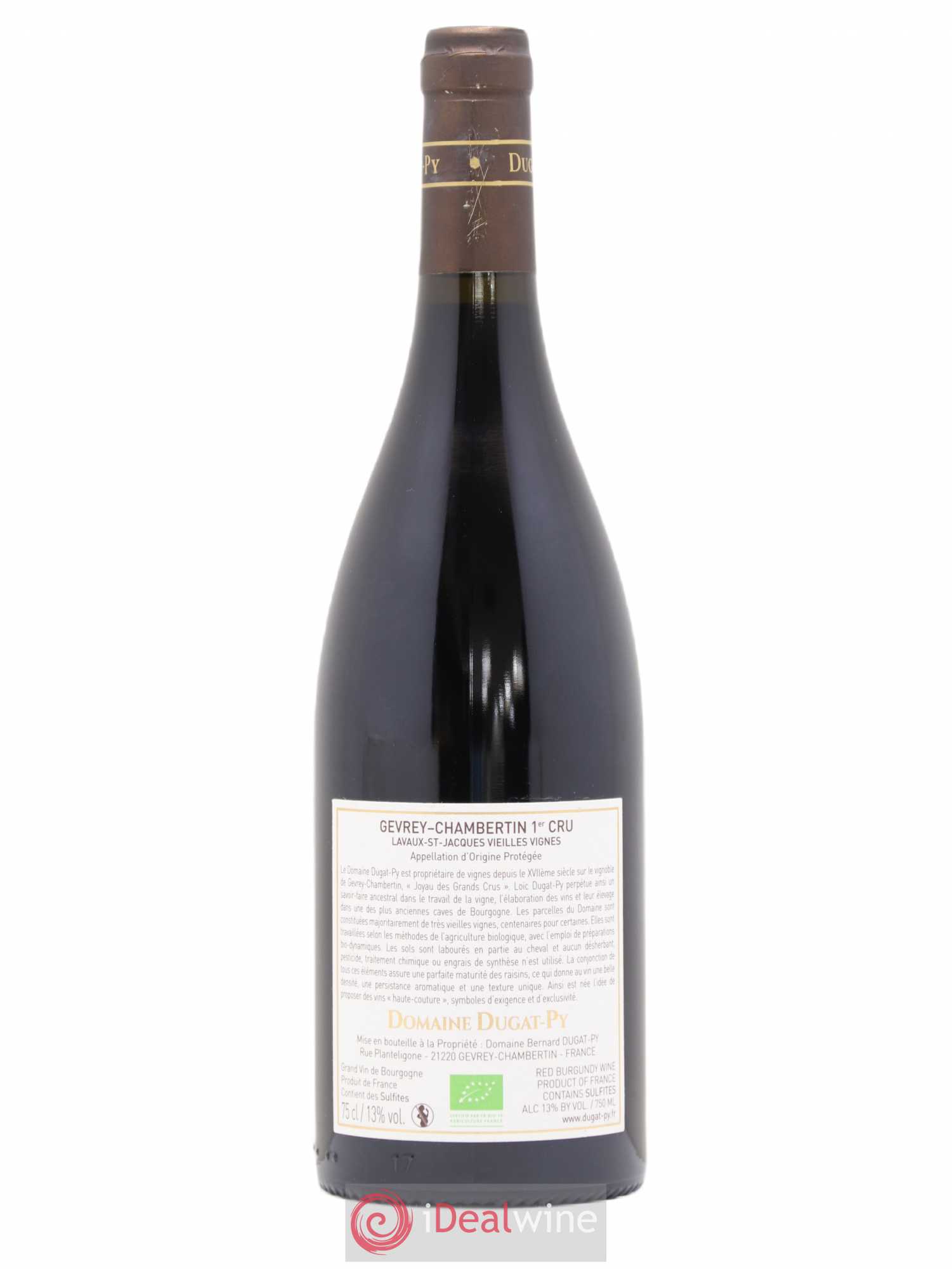 Gevrey-Chambertin 1er Cru Lavaux Saint Jacques Dugat-Py Vieilles vignes 2017 - Lot de 1 bouteille - 1