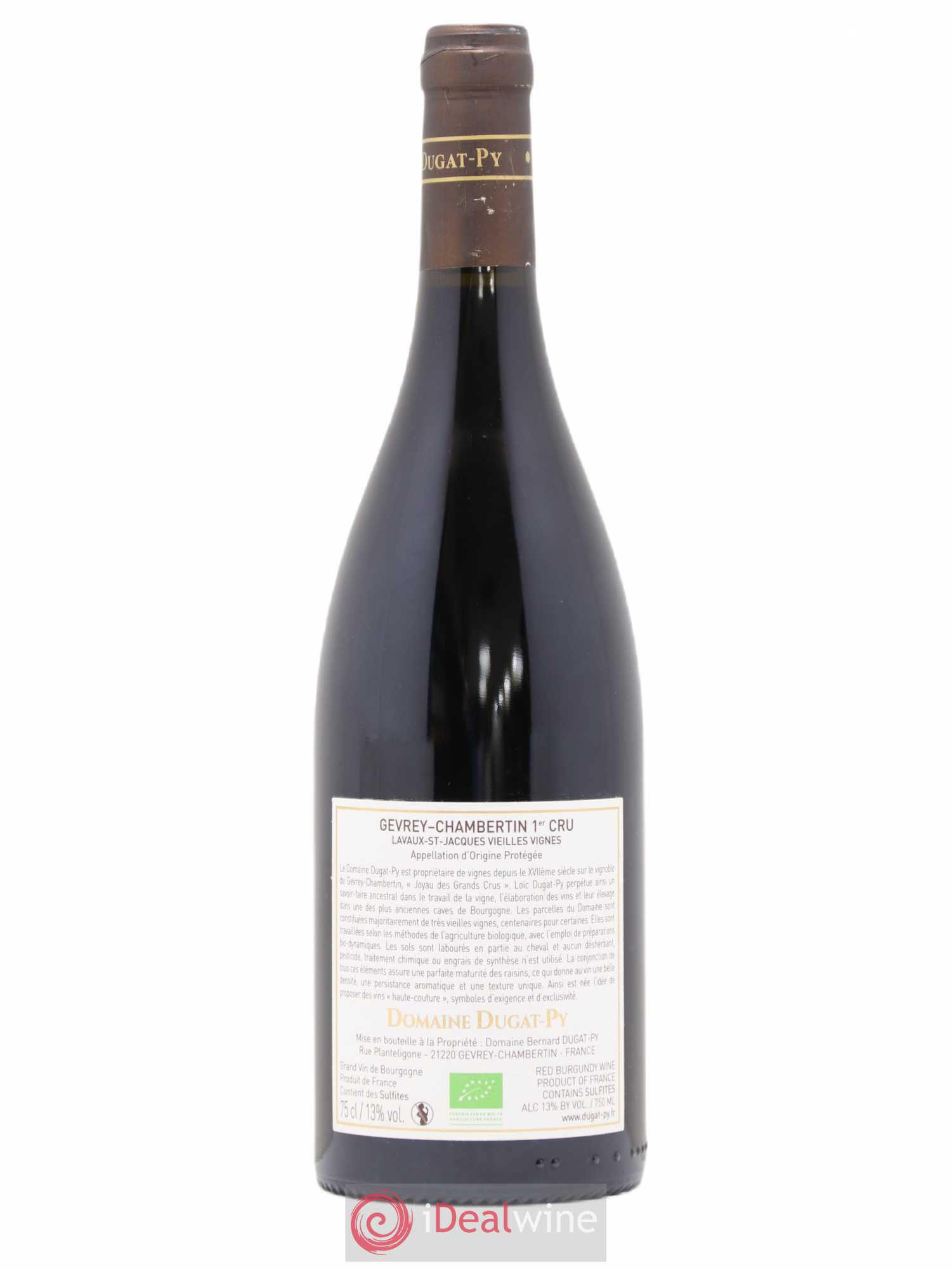 Gevrey-Chambertin 1er Cru Lavaux Saint Jacques Dugat-Py Vieilles vignes 2017 - Lot de 1 bouteille - 1