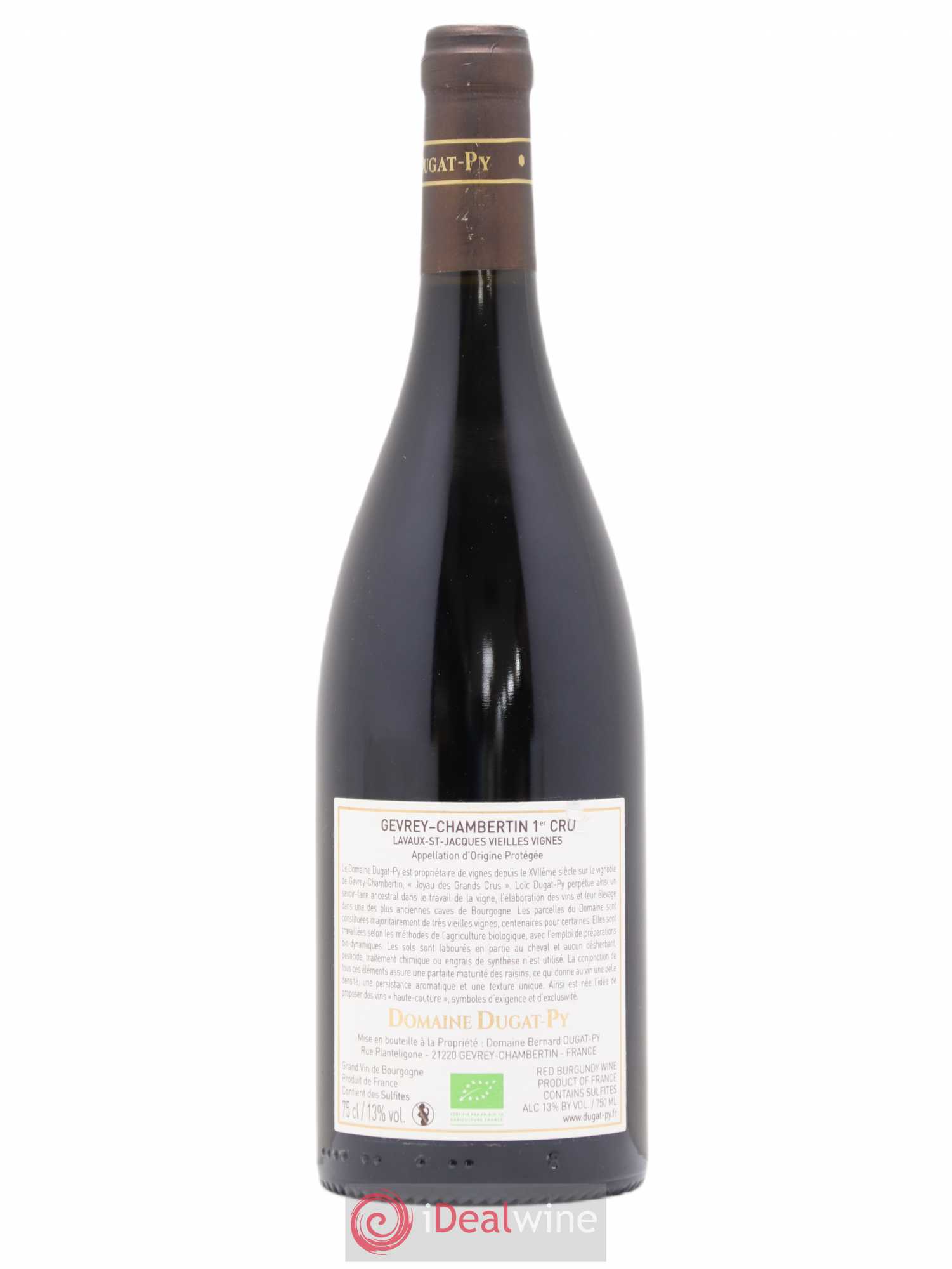 Gevrey-Chambertin 1er Cru Lavaux Saint Jacques Dugat-Py 2017 - Lot de 1 bouteille - 1