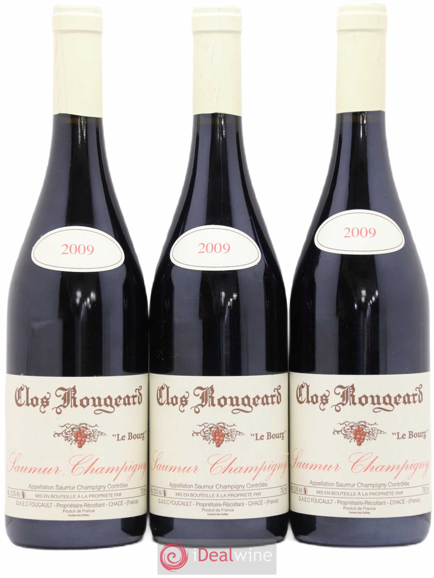 Saumur-Champigny Le Bourg Clos Rougeard 2009 - Lot de 3 bouteilles - 0
