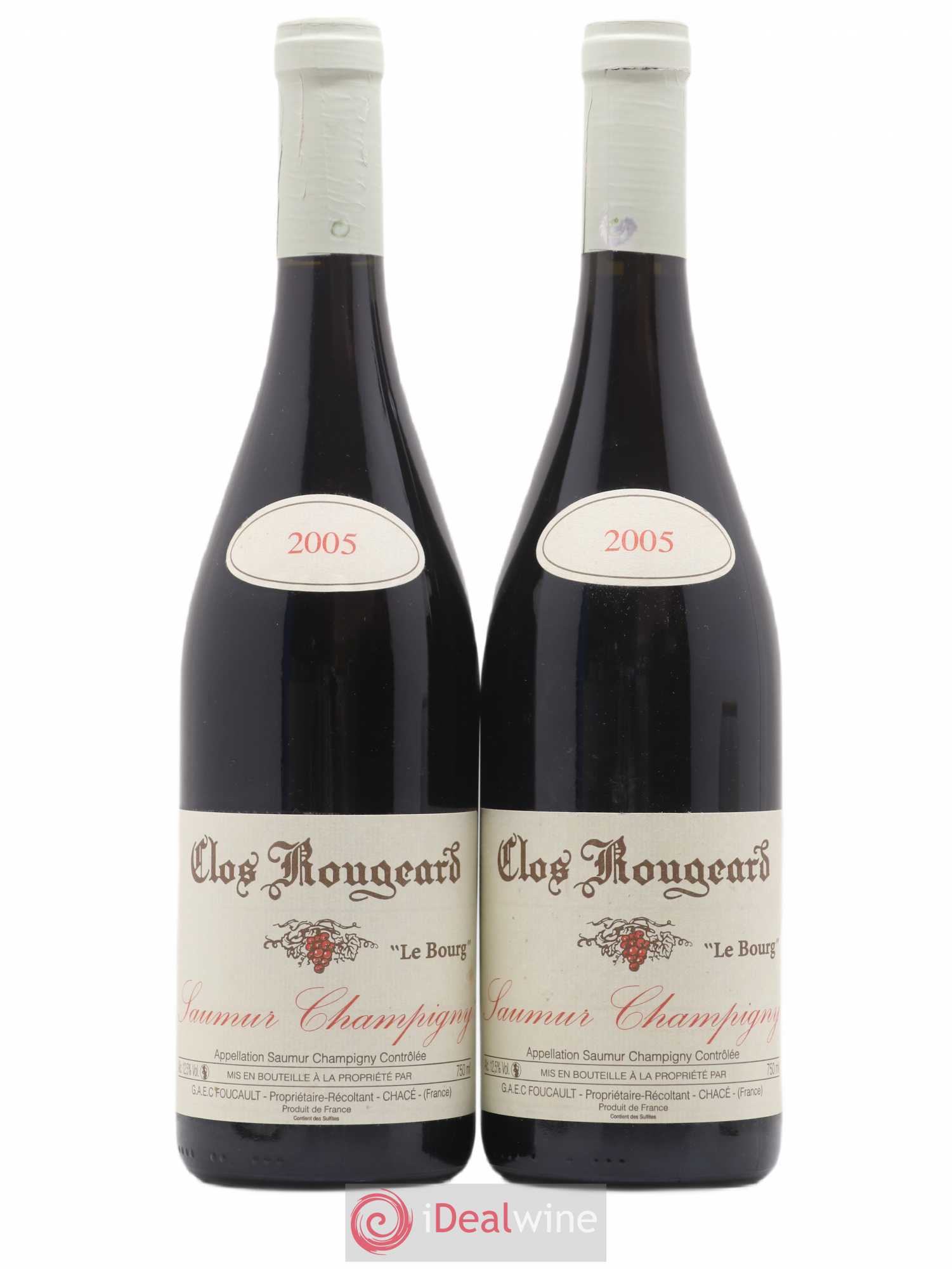 Saumur-Champigny Le Bourg Clos Rougeard 2005 - Lot de 2 bouteilles - 0