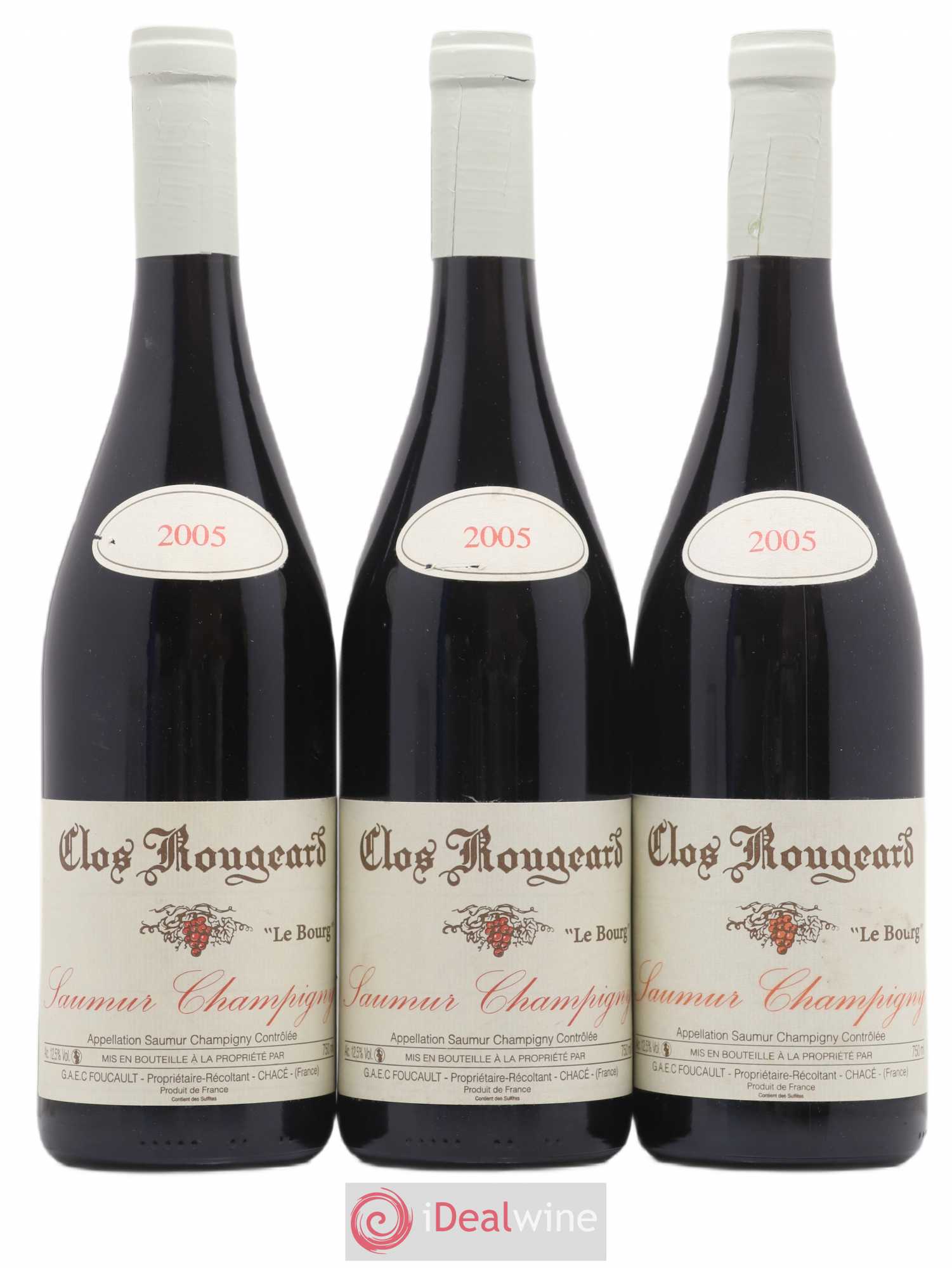 Saumur-Champigny Le Bourg Clos Rougeard 2005 - Lot de 3 bouteilles - 0