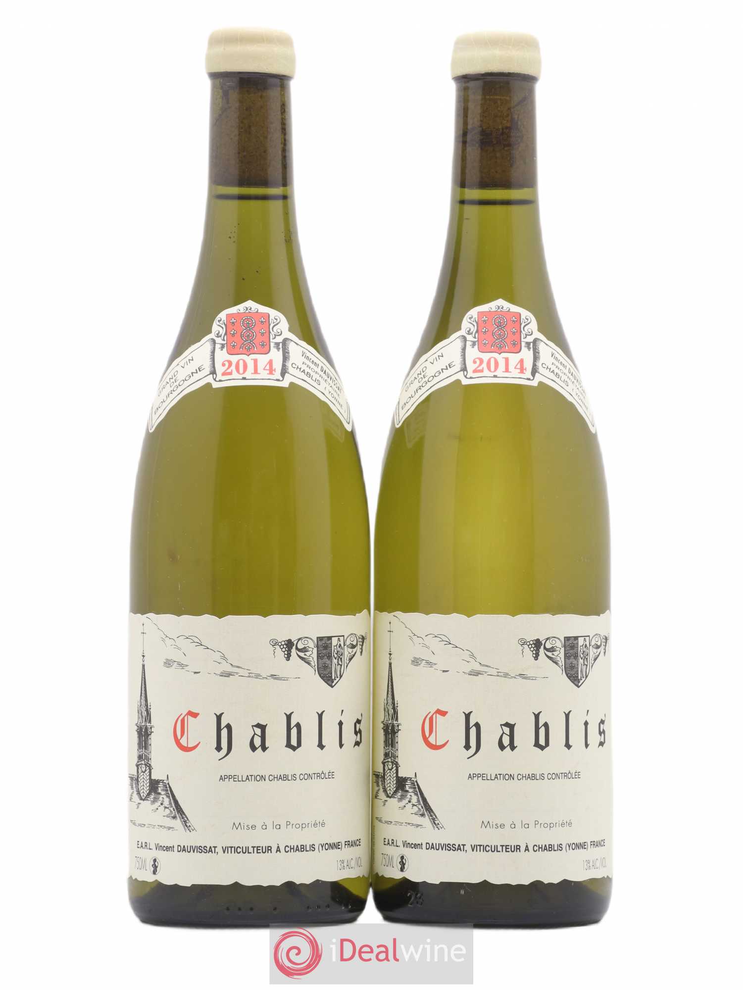 Chablis Vincent Dauvissat (Domaine) 2014 - Lotto di 2 bottiglie - 0