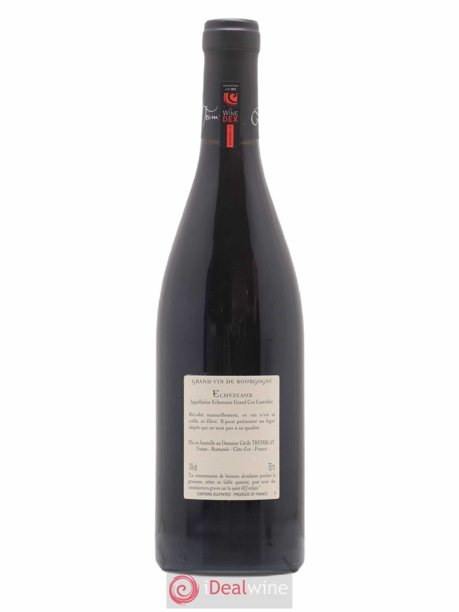 Echezeaux Grand Cru du dessus Cécile Tremblay 2015 - Lot de 1 bouteille - 1