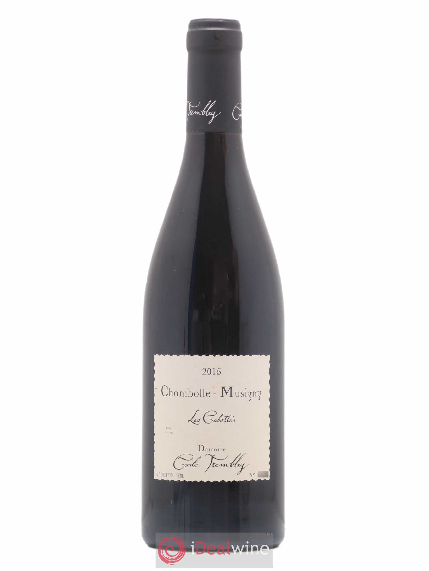 Chambolle-Musigny Les Cabottes Cécile Tremblay 2015 - Lot de 1 bouteille - 0