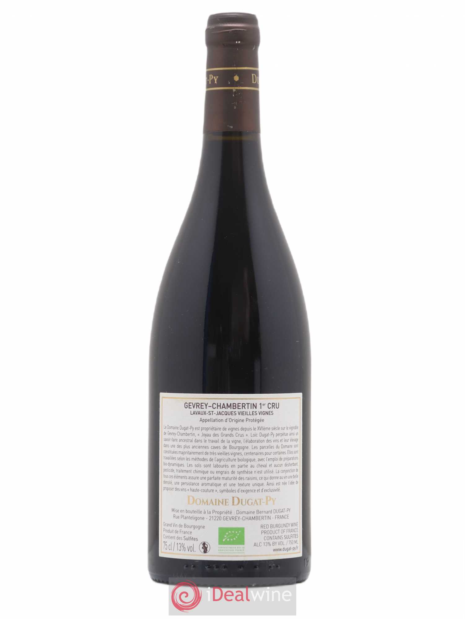 Gevrey-Chambertin 1er Cru Lavaux Saint Jacques Dugat-Py 2018 - Lot de 1 bouteille - 1