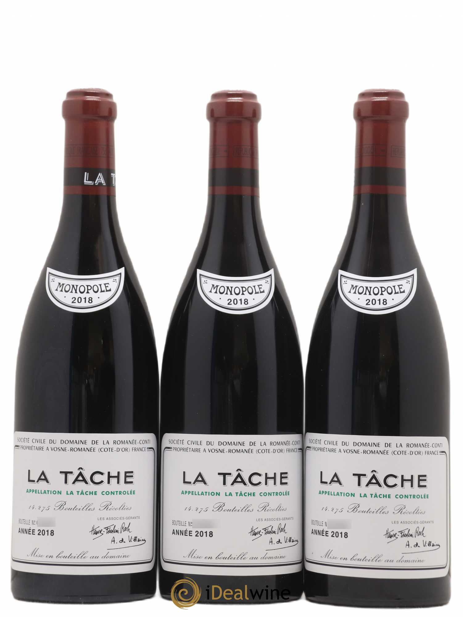 Assortiment 2018 du Domaine de la Romanée-Conti Domaine de la Romanée-Conti 2 caisses de 6 bouteilles (1 Corton, 1 Montrachet, 2 Echezeaux, 1 Grands Echezeaux, 2 Romanée Saint Vivant, 1 Richebourg, 3 La Tache, 1 Romanée Conti) 2018 - Lot de 12 bouteilles - 1