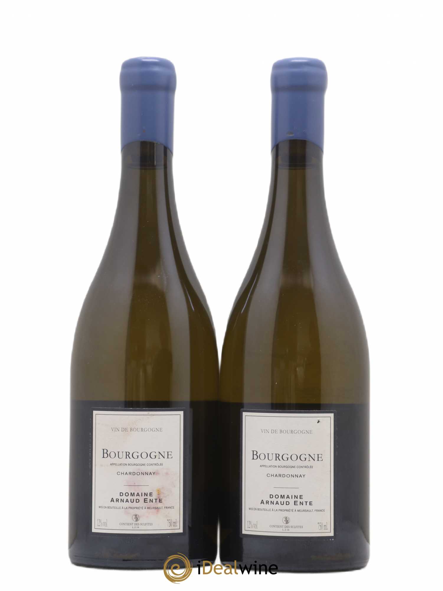 Bourgogne Chardonnay Arnaud Ente 2016 - Lot de 2 bouteilles - 1