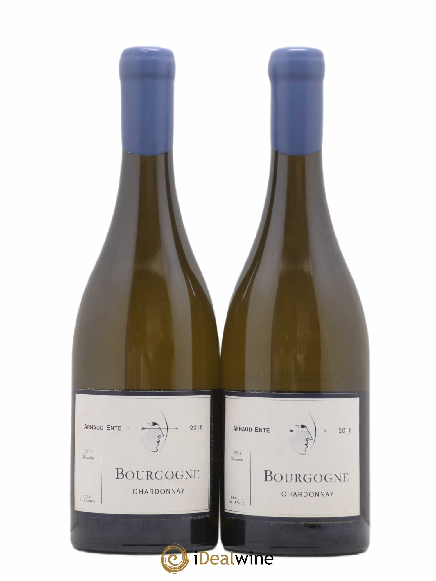 Bourgogne Chardonnay Arnaud Ente 2016 - Lot de 2 bouteilles - 0